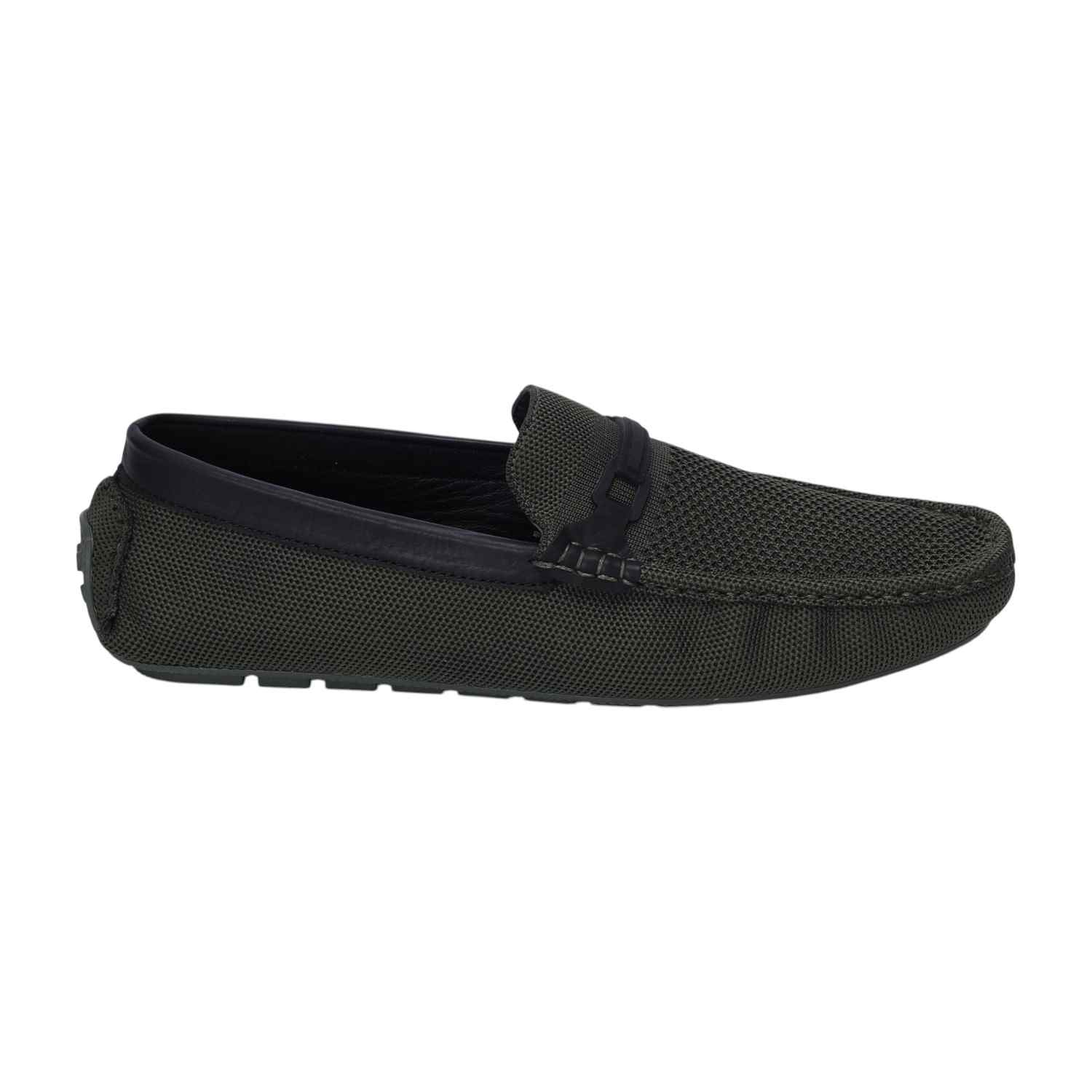 Men Green Formal Slip-ons