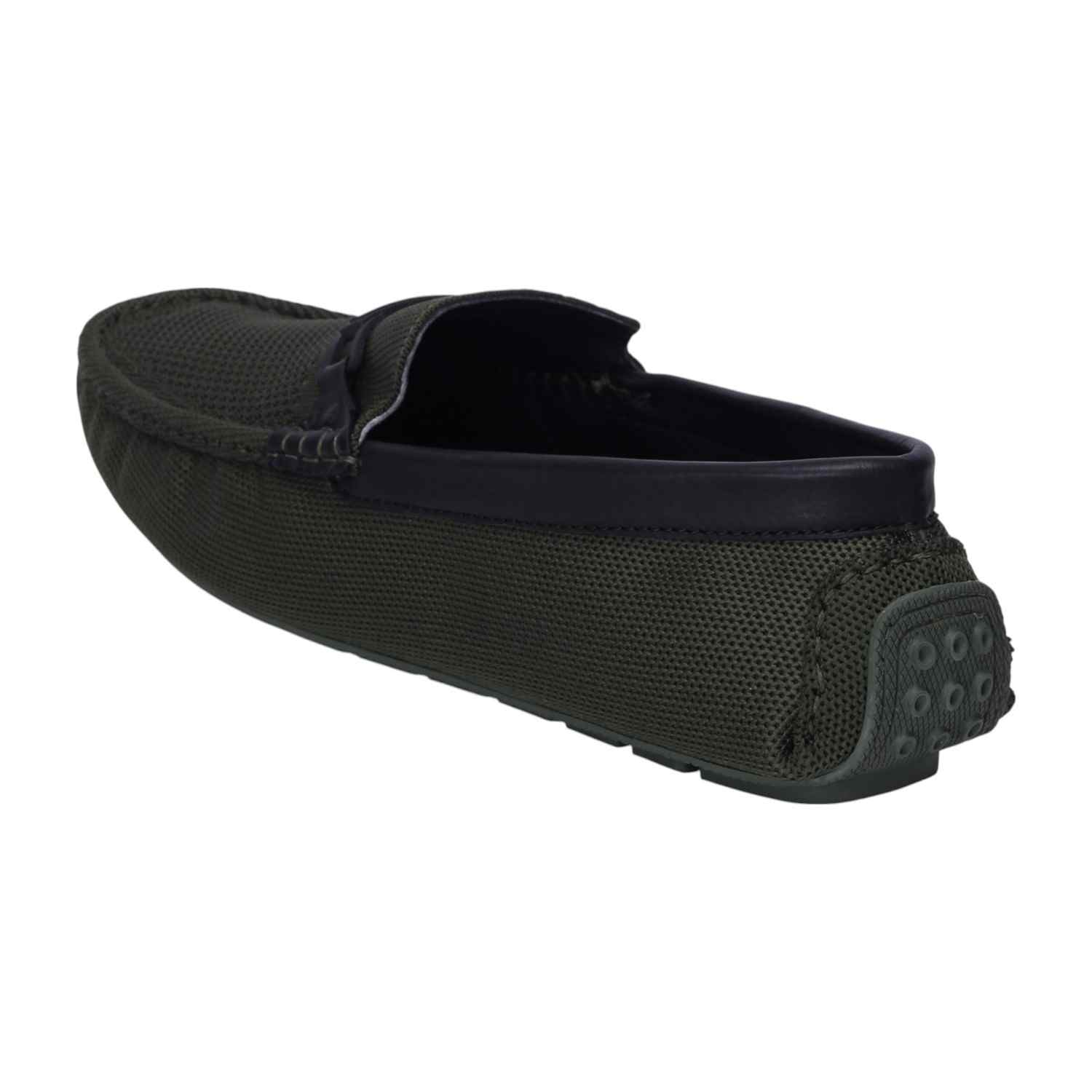 Men Green Formal Slip-ons
