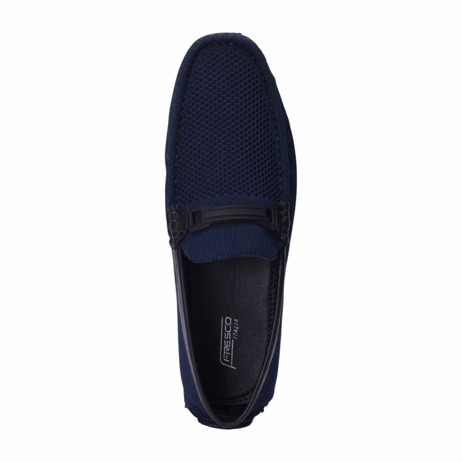 Men Navy Formal Slip-ons