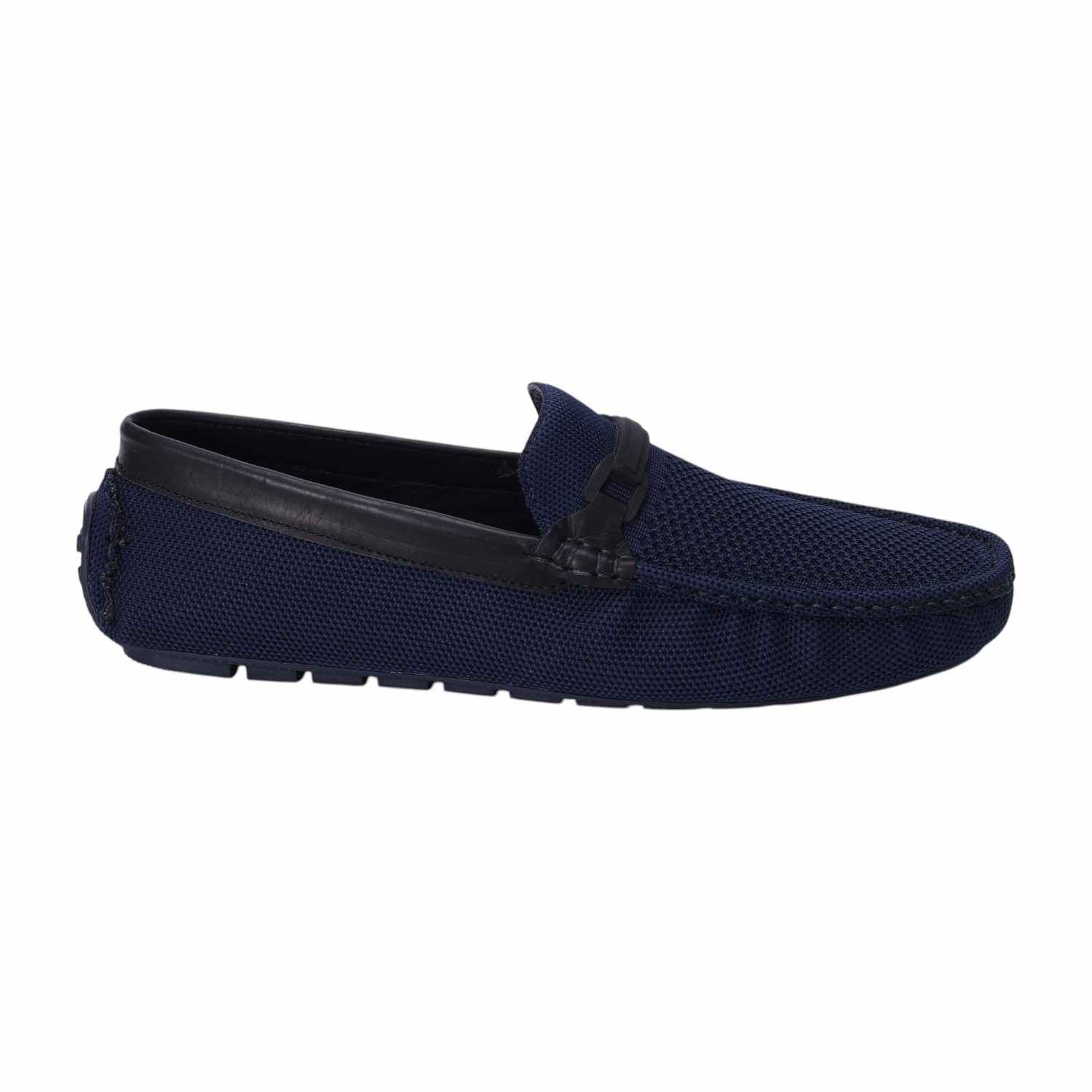 Men Navy Formal Slip-ons