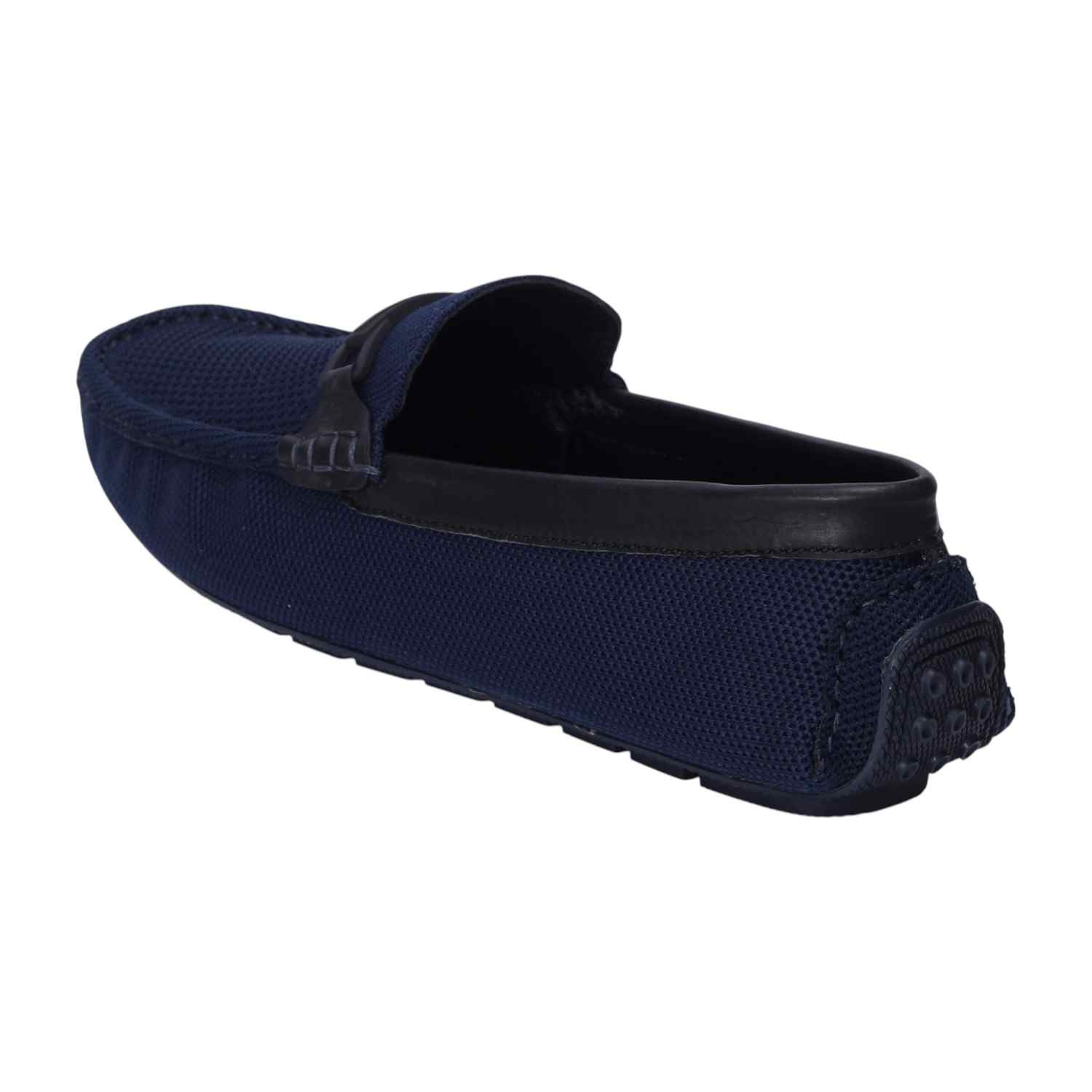 Men Navy Formal Slip-ons