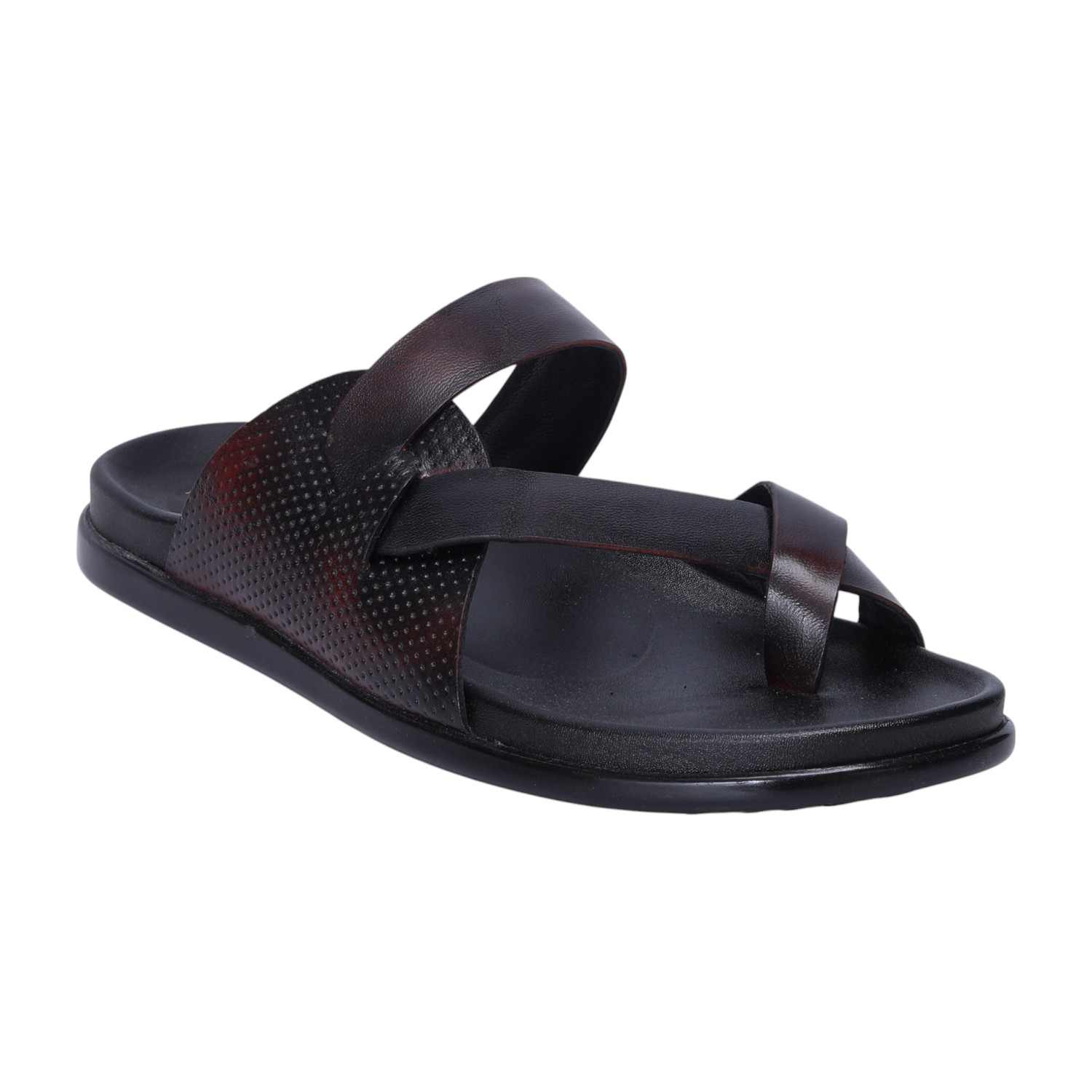 Men Brown Comfort Chappals