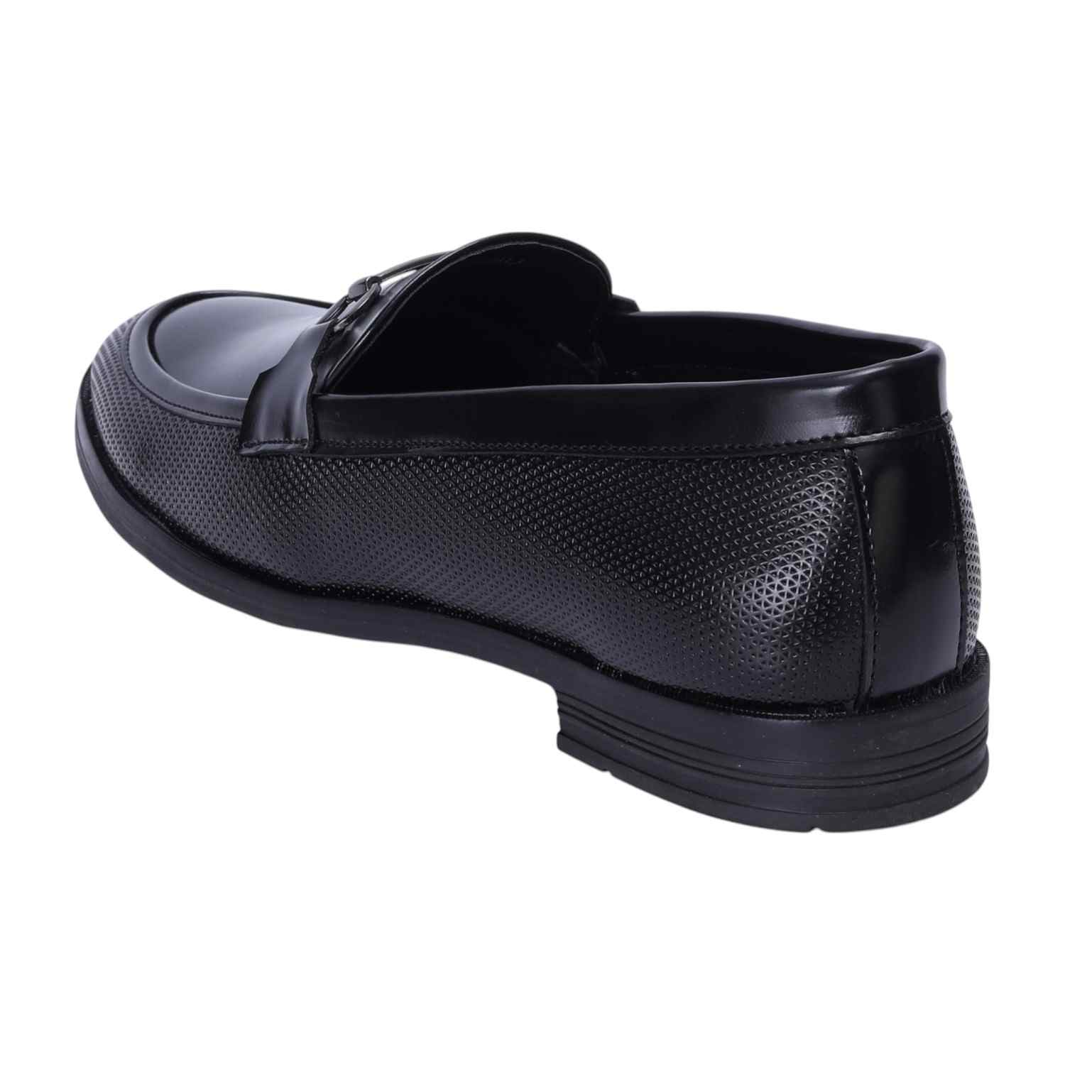 Men Black Casual Slip-ons