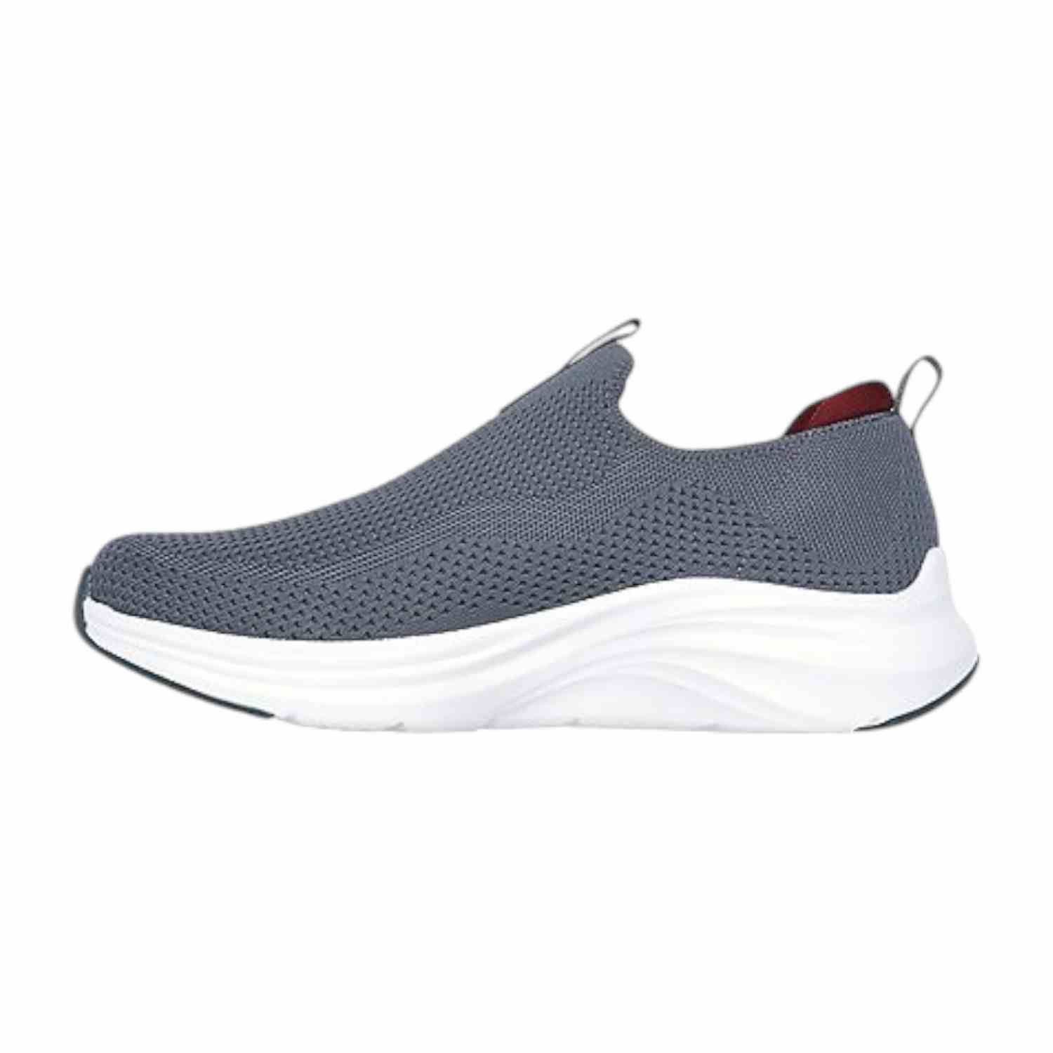 Skechers Charcoal-Red Men Vapor Foam-Covert Running Shoes