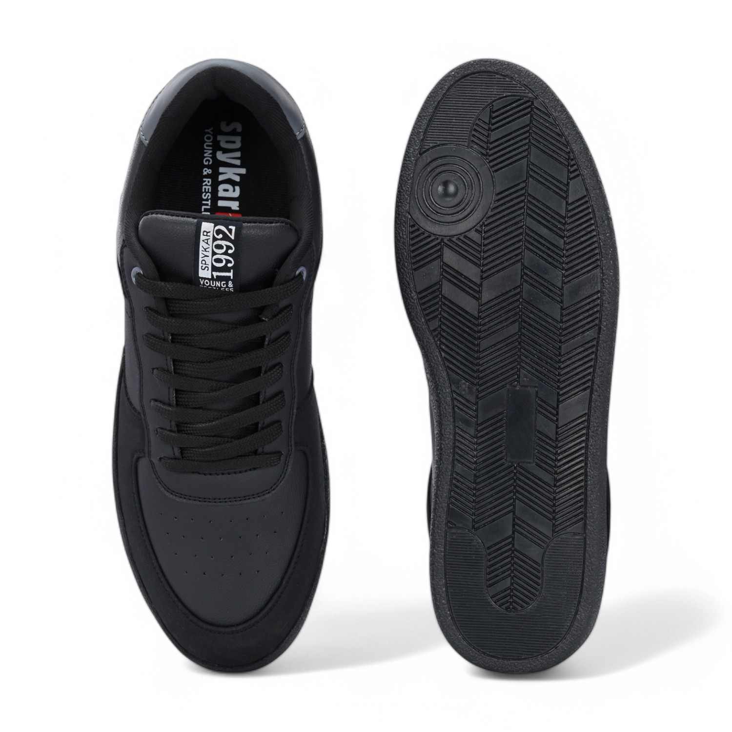 Klaus Men Black Urban Lace Up Sneaker