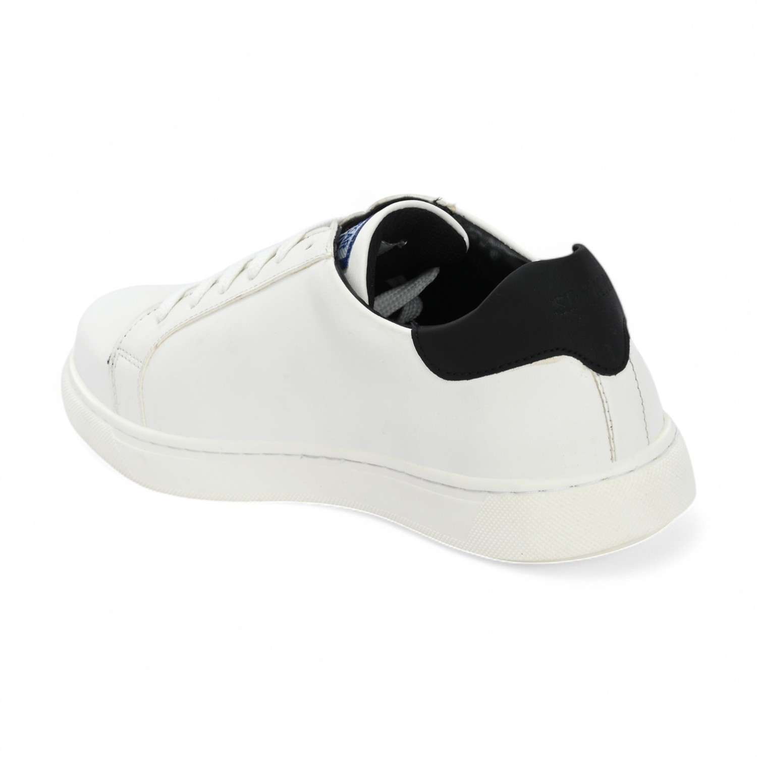 Ryznar Men White-Black Fun Lace Up Sneaker