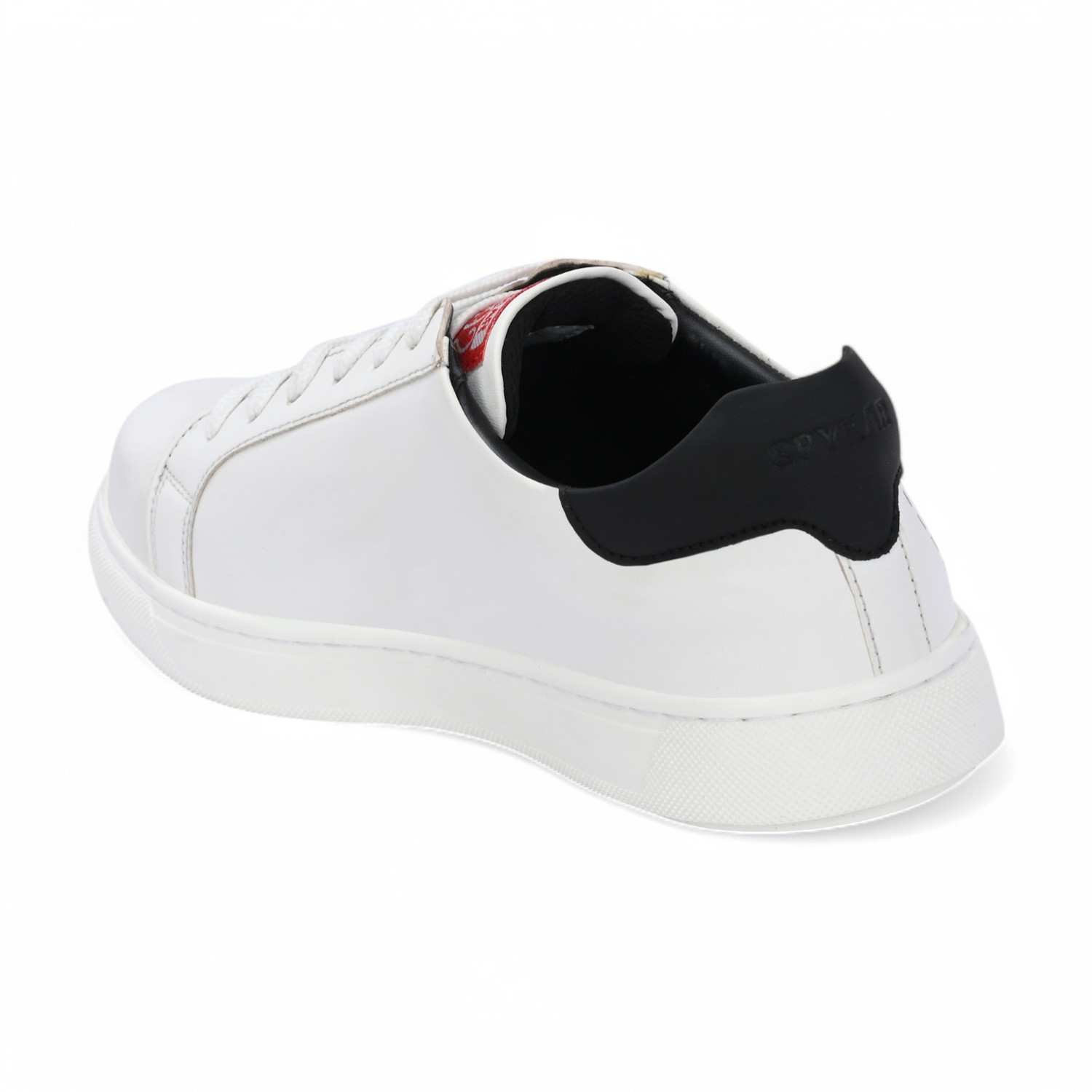 Ryznar Men White-Red Fun Lace Up Sneaker