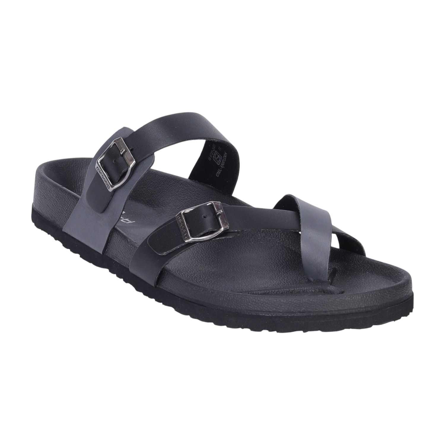 Men Black CASUAL Chappals