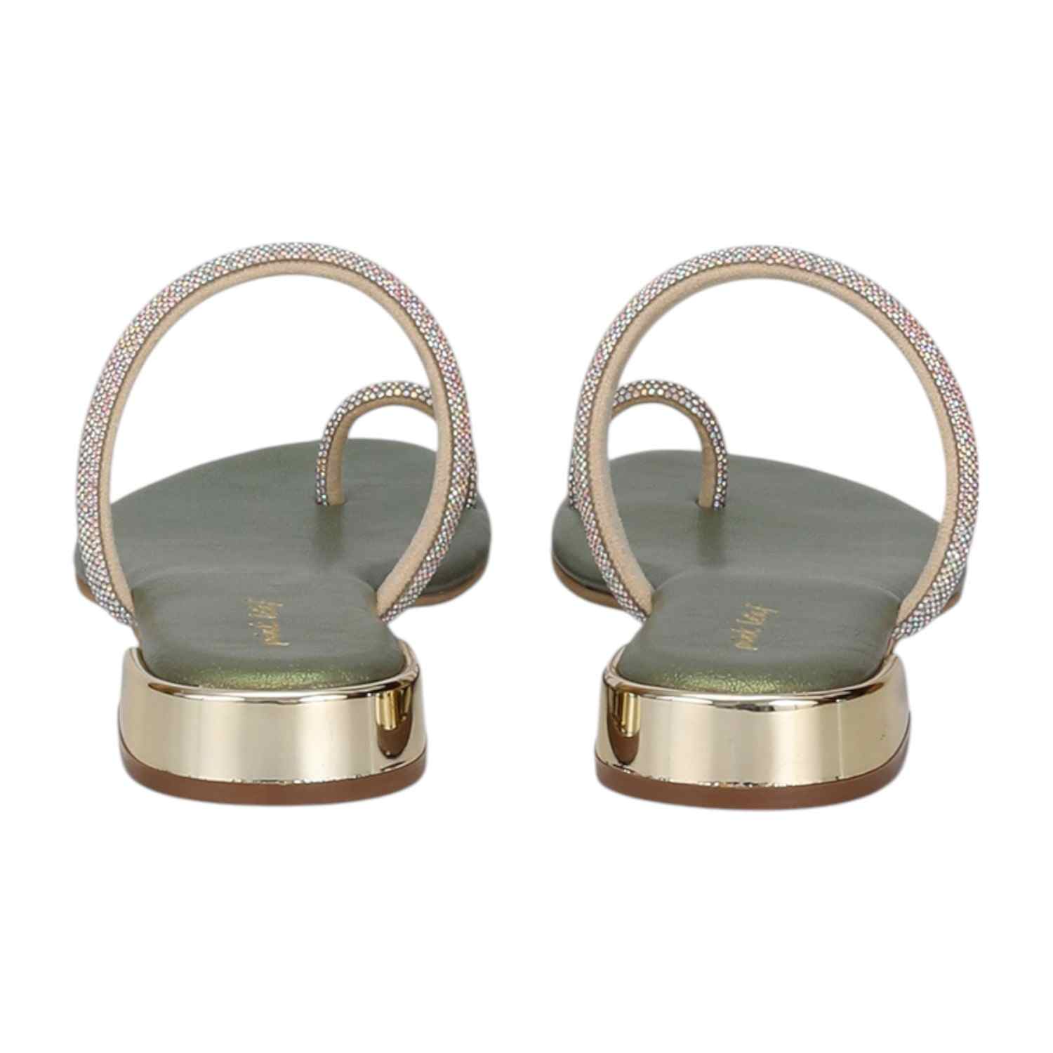 Women Party Embellished Stone Strap