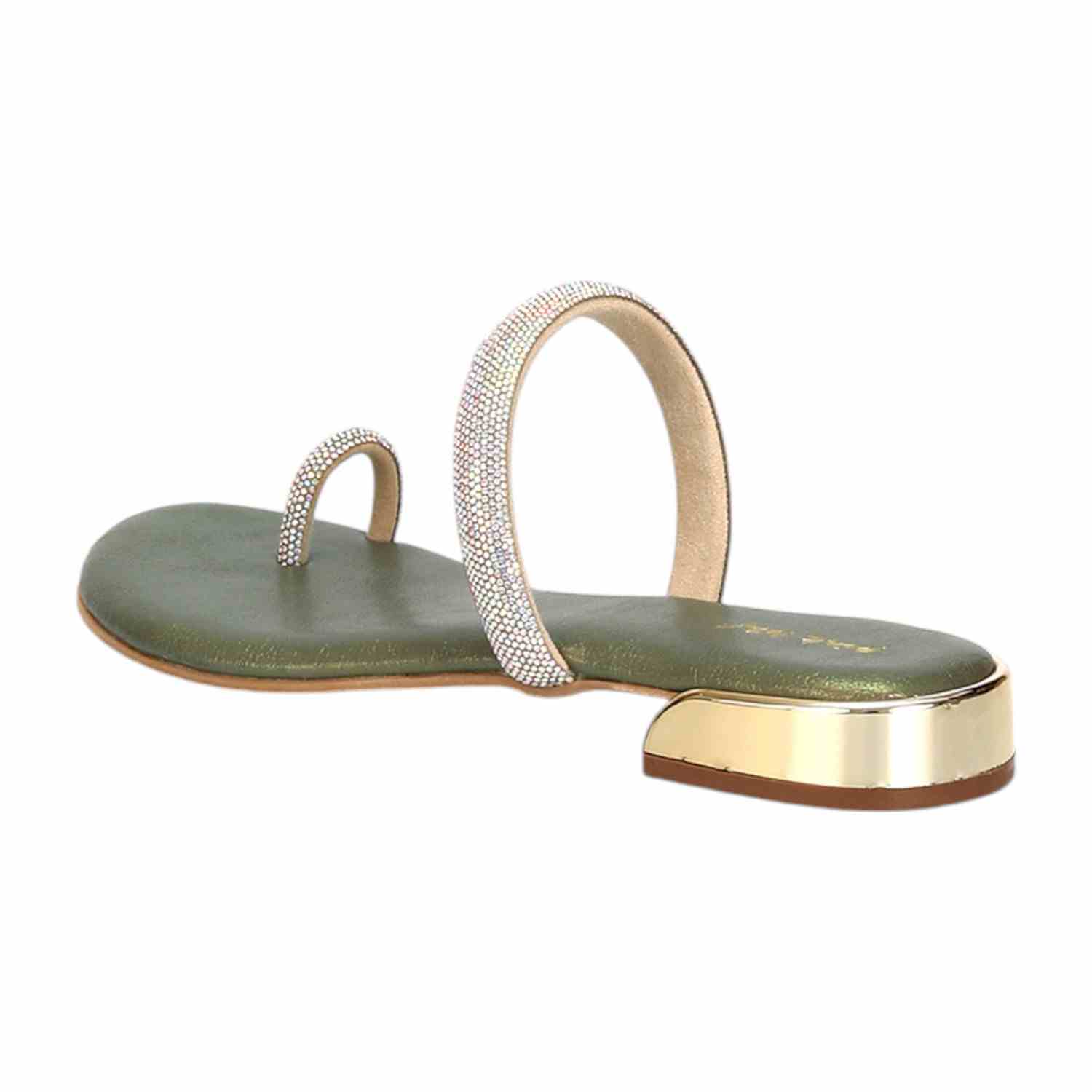 Women Party Embellished Stone Strap