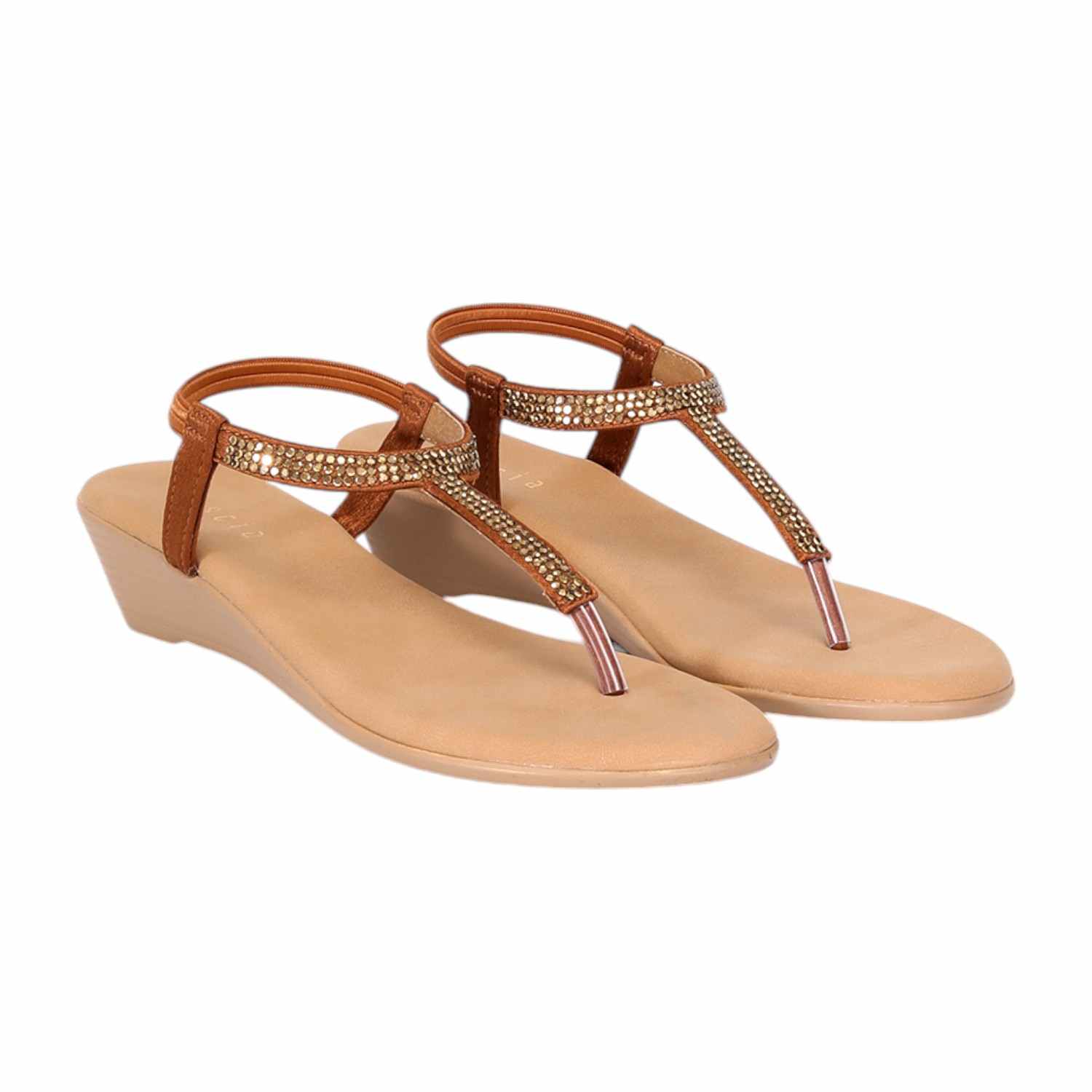 Women Antique Embellished Thongs