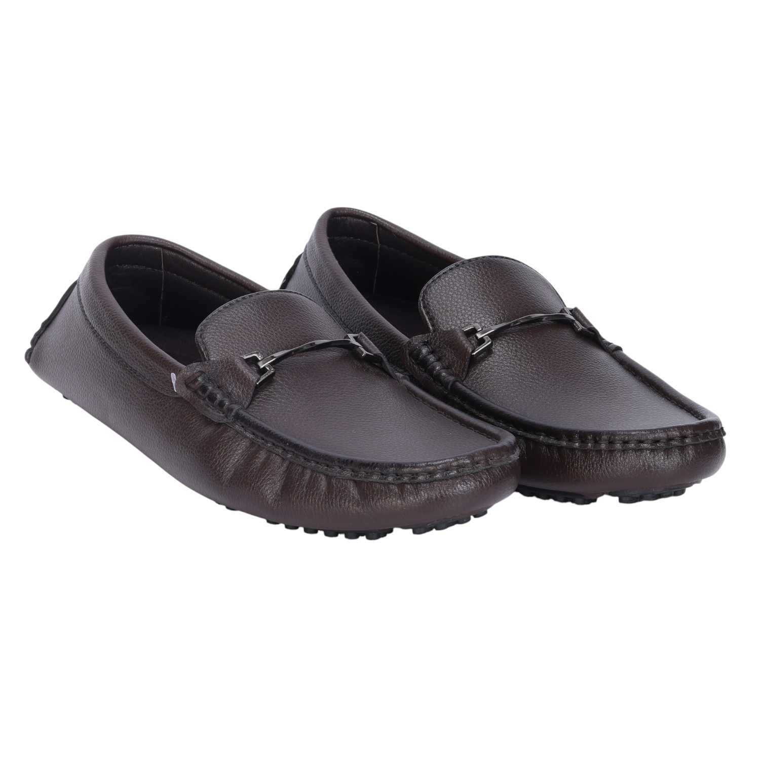 Men Brown Casual Slip-ons