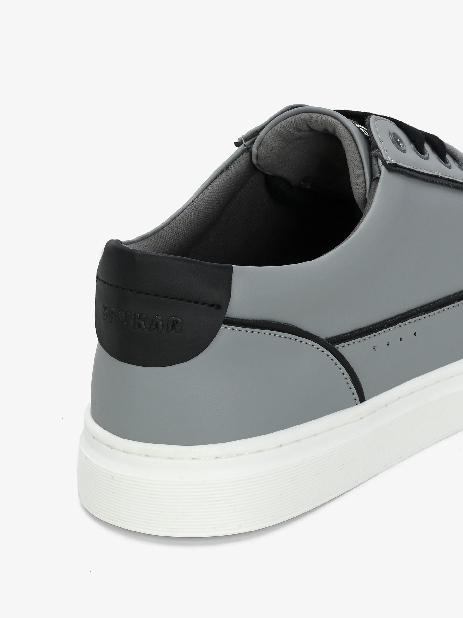 Emil Men Grey Basic Lace Up Sneaker