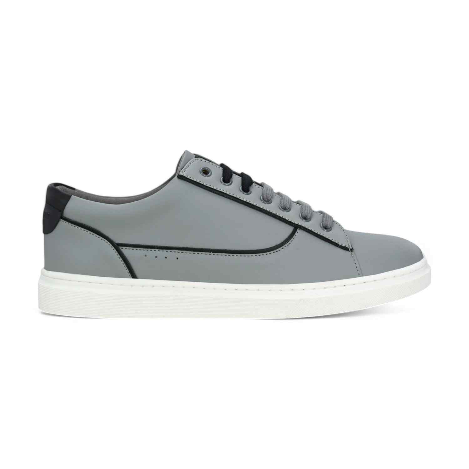 Emil Men Grey Basic Lace Up Sneaker