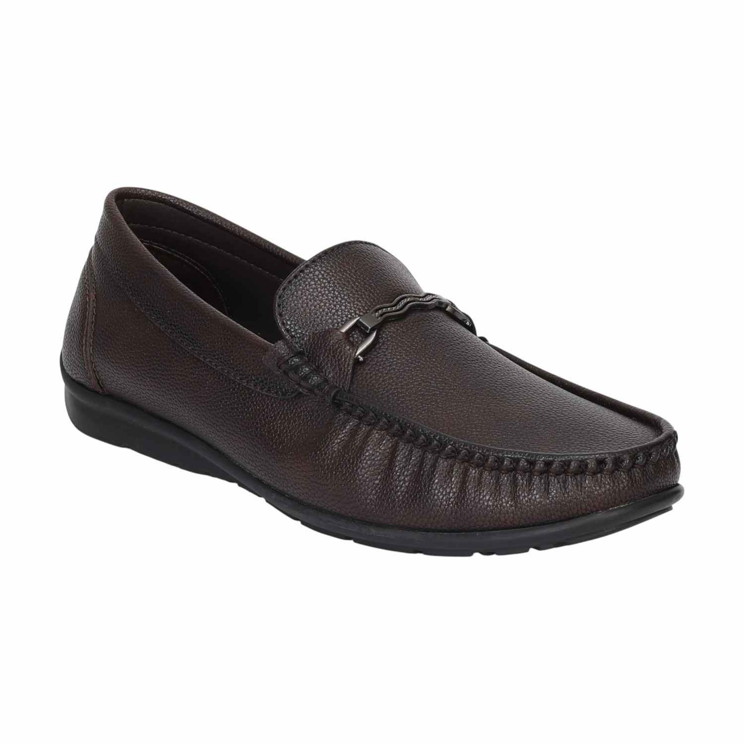 Men Brown Casual Shoes  Slip On