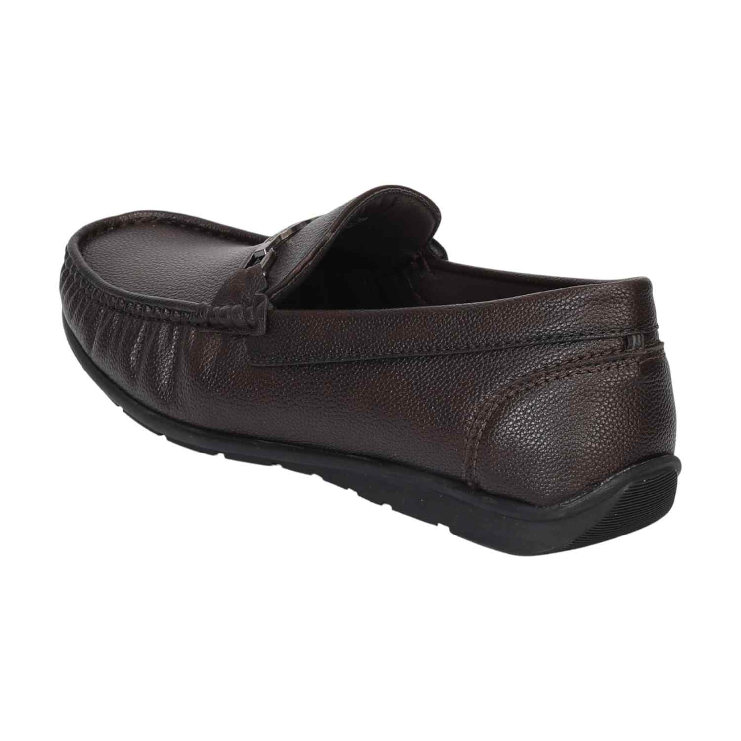 Men Brown Casual Shoes  Slip On