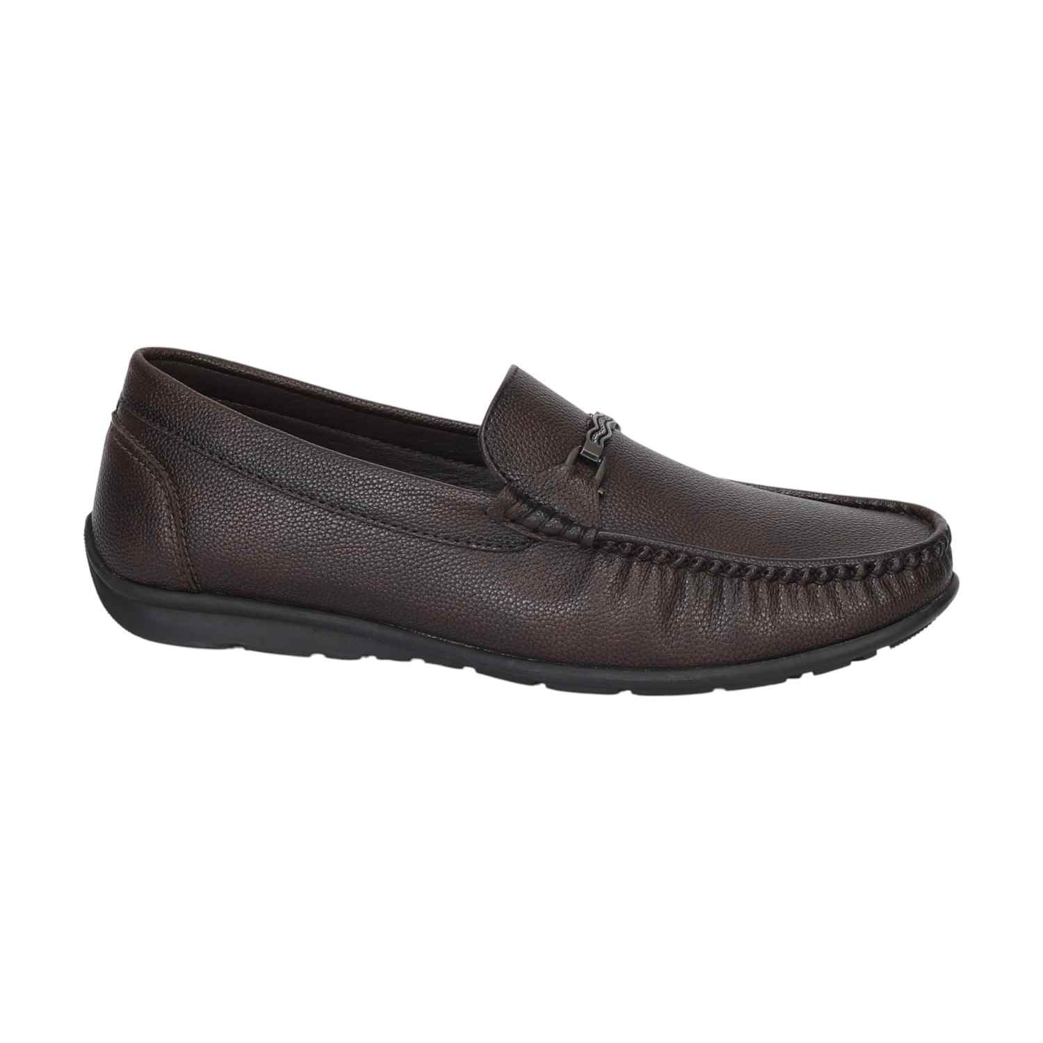 Men Brown Casual Shoes  Slip On