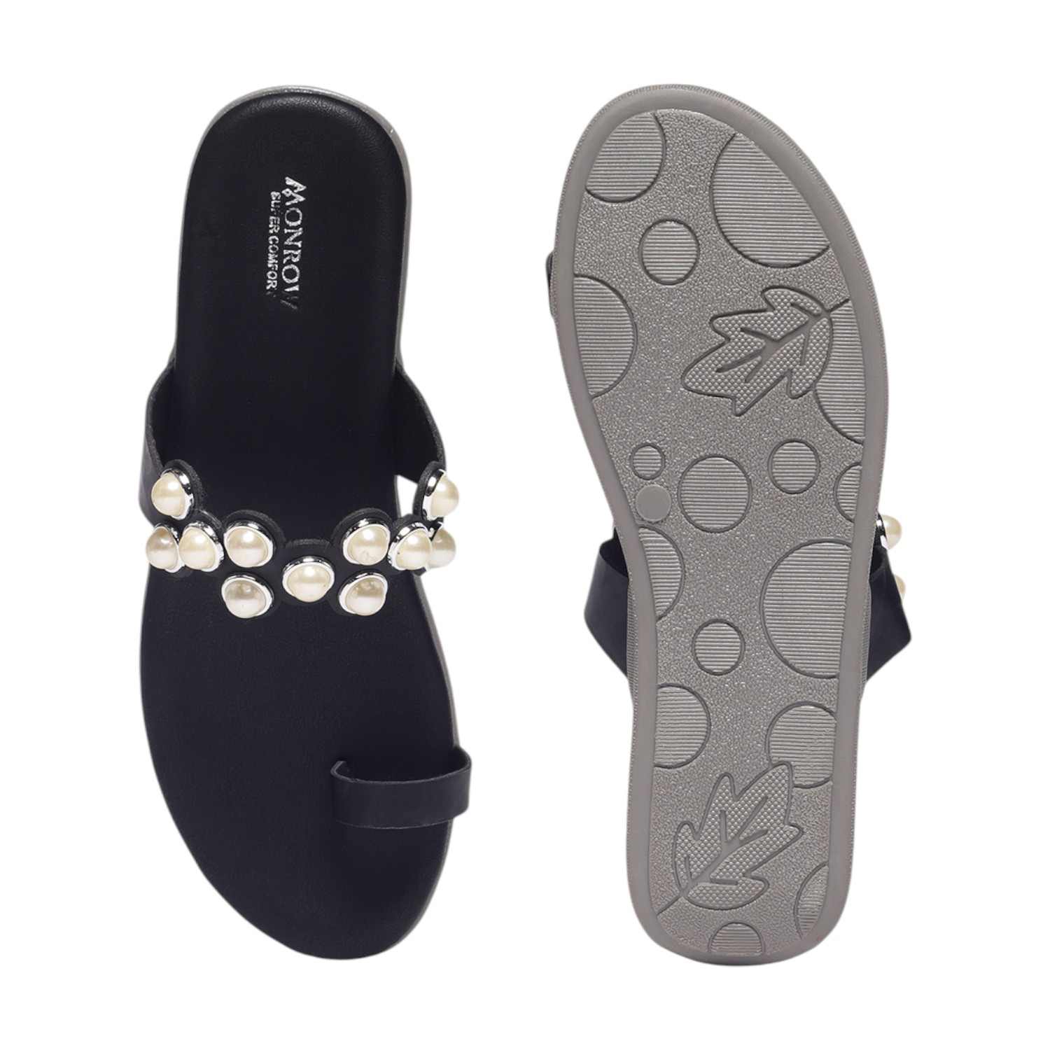 Monrow Aneira Black Flat