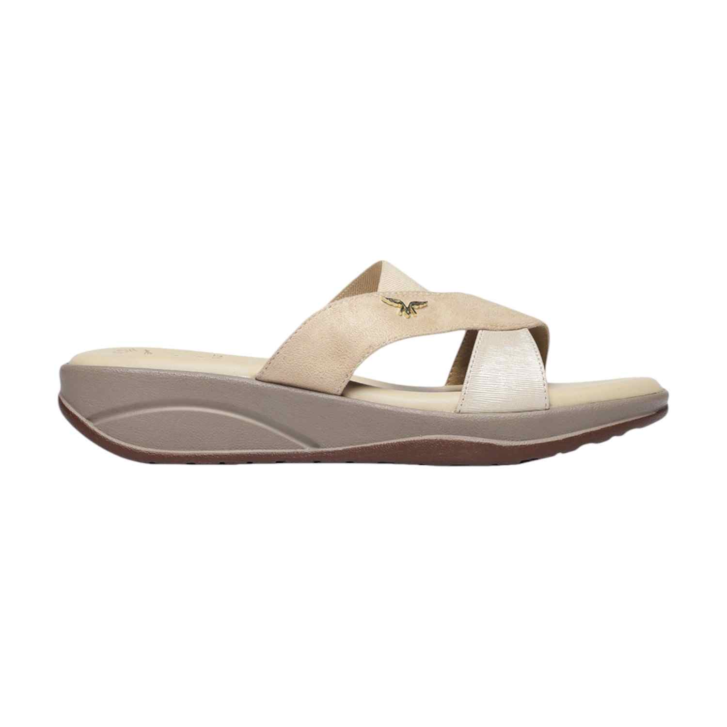 Monrow Ilaria Beige Wedge Heels