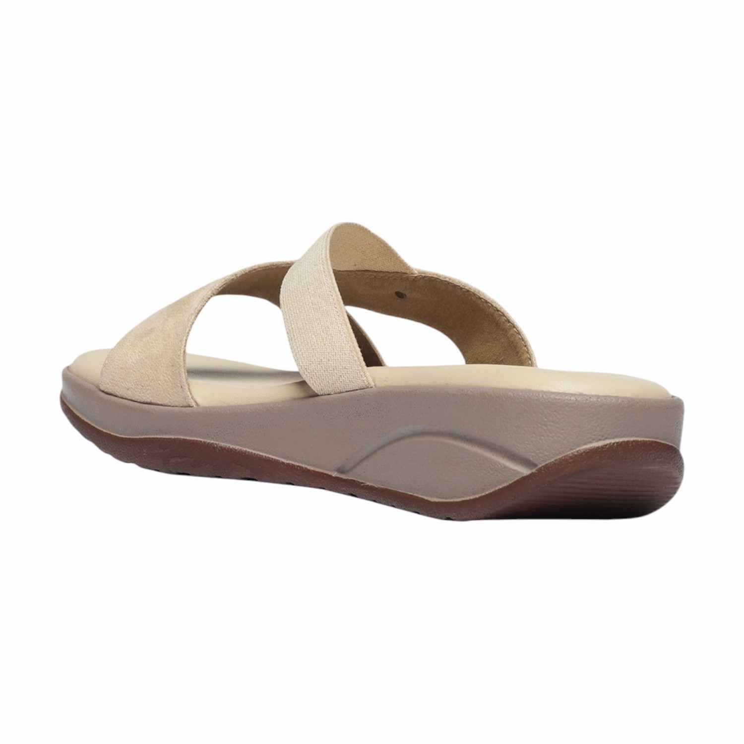 Monrow Ilaria Beige Wedge Heels