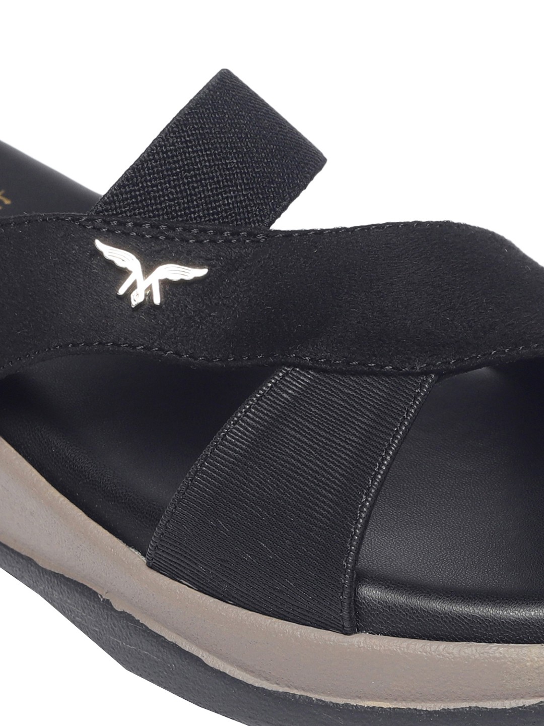 Monrow Ilaria Black Wedge Heels