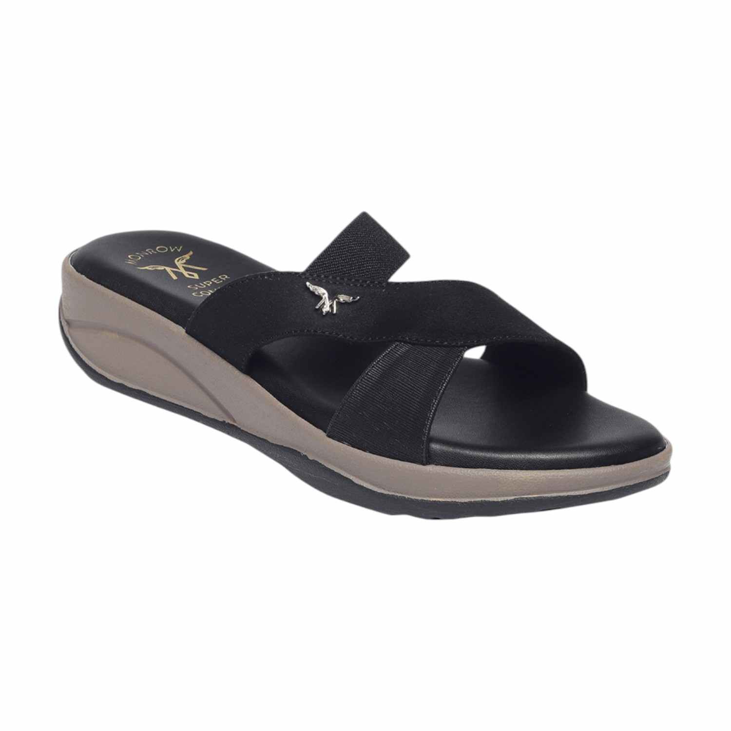 Monrow Ilaria Black Wedge Heels