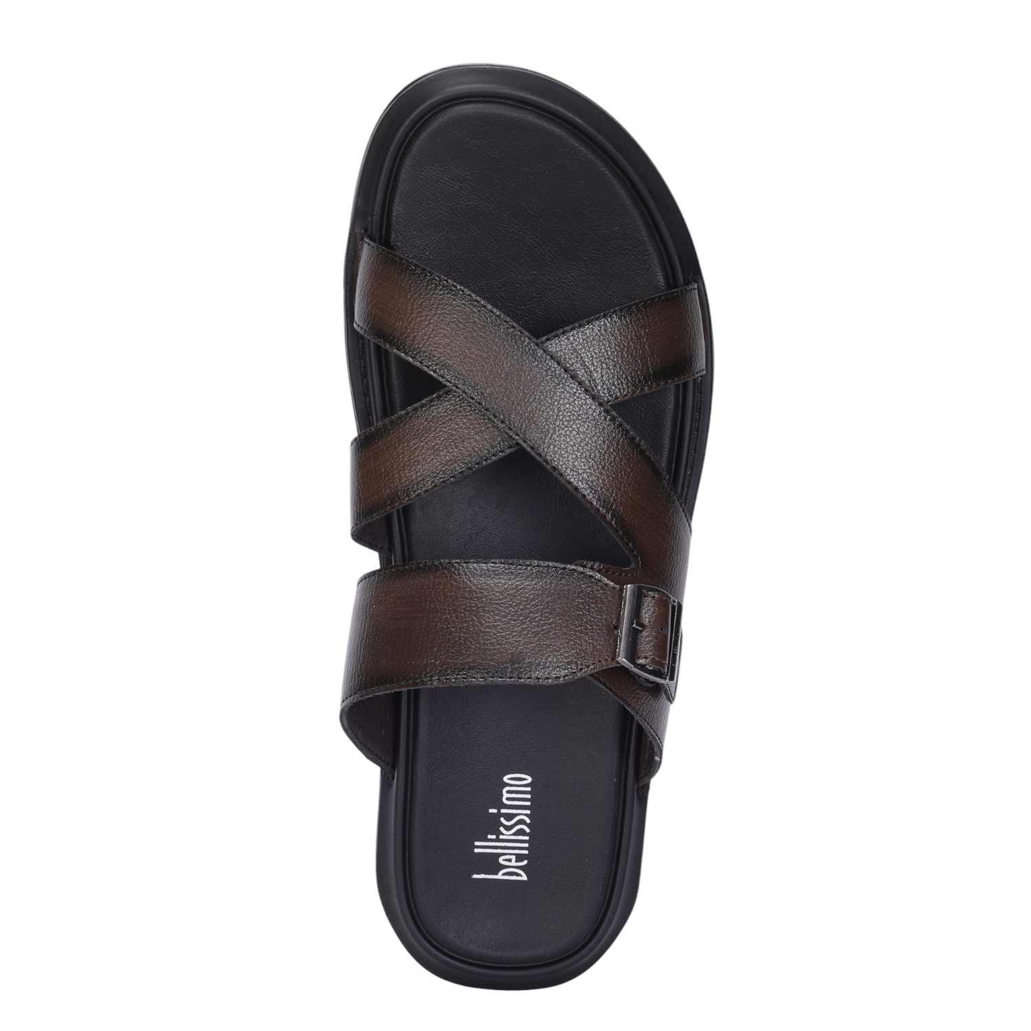 Men Cross Strap Comfort Chappal