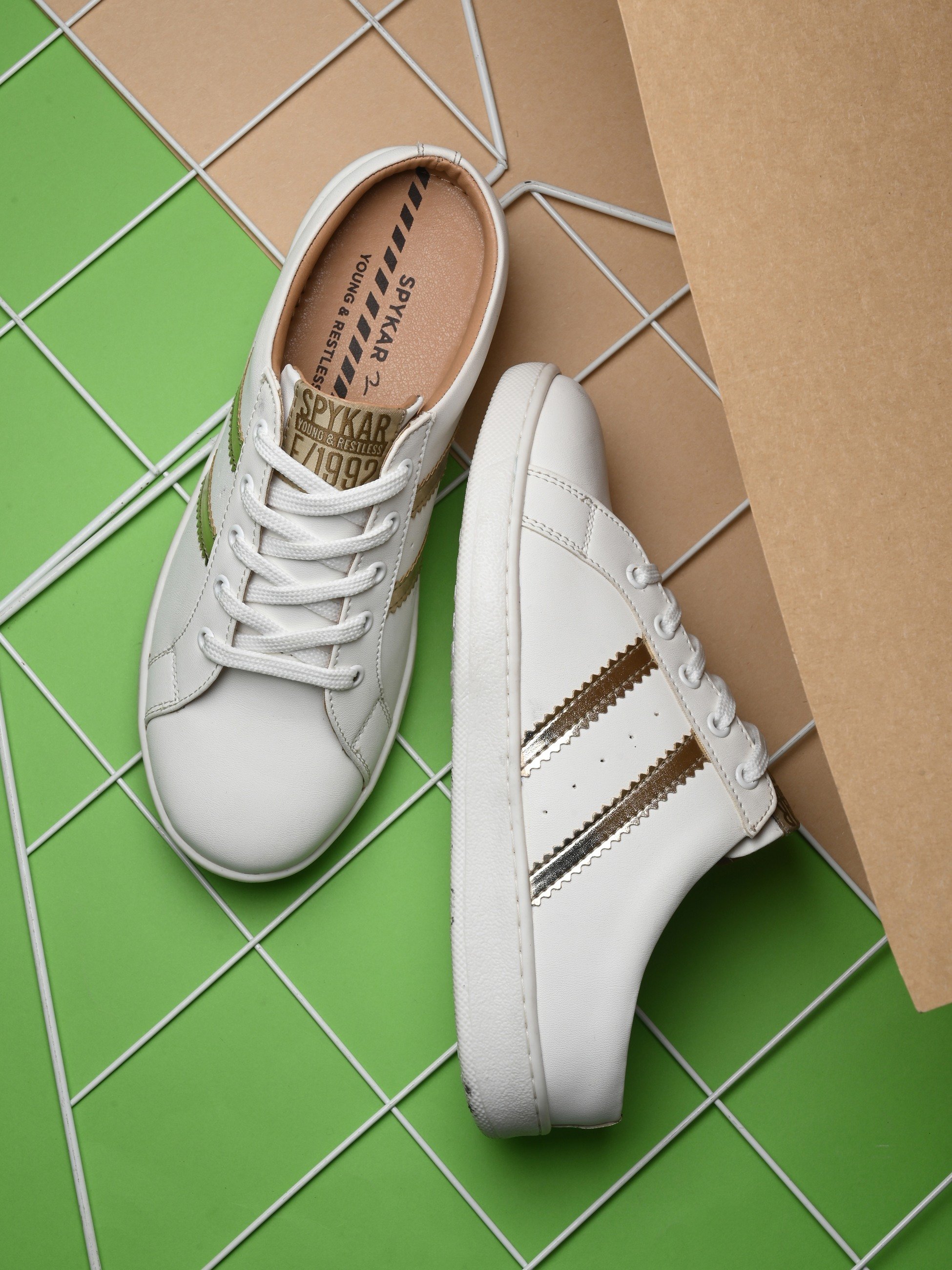 Sydney Womens White Mule Sneaker