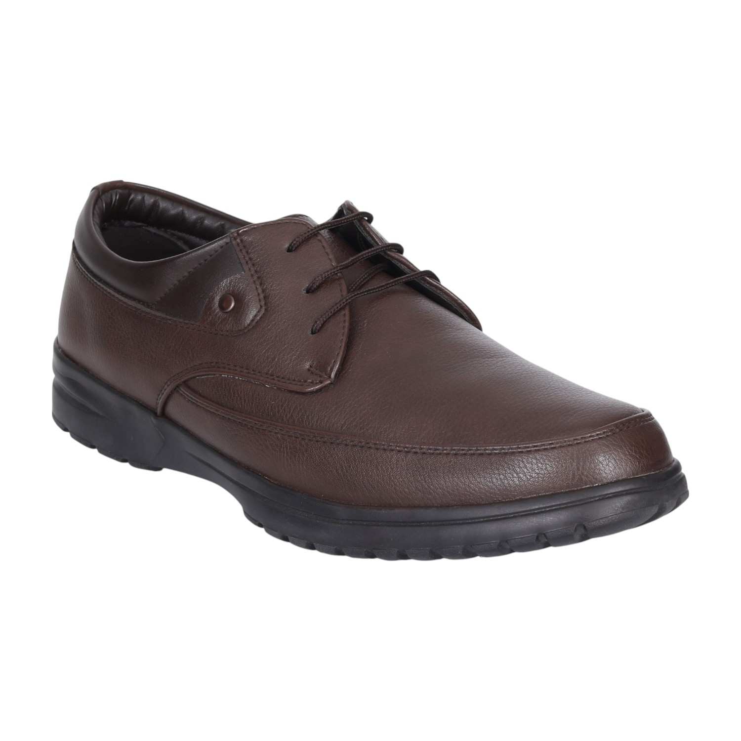 Men Brown Classic Lace-Up Comfort Shoes