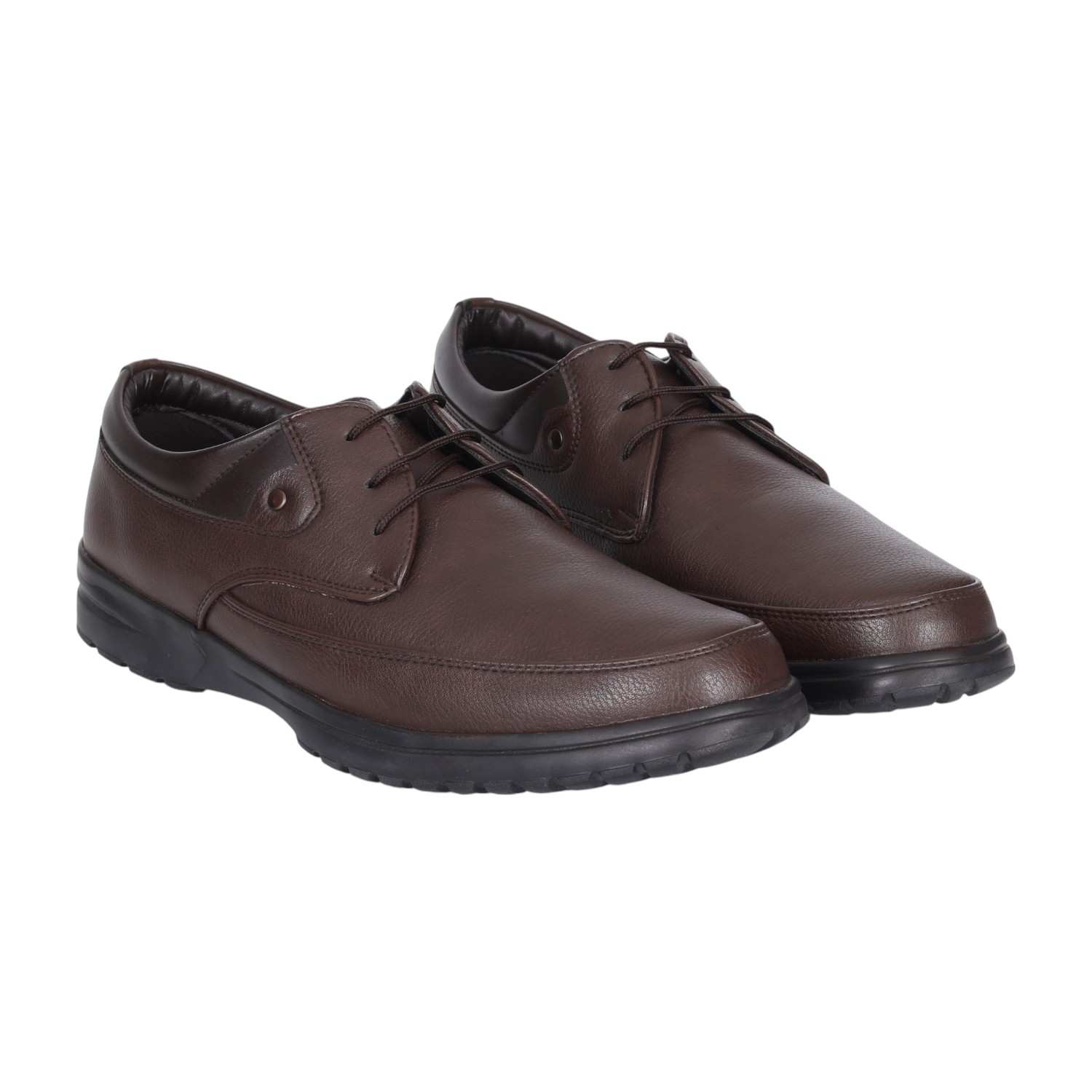Men Brown Classic Lace-Up Comfort Shoes