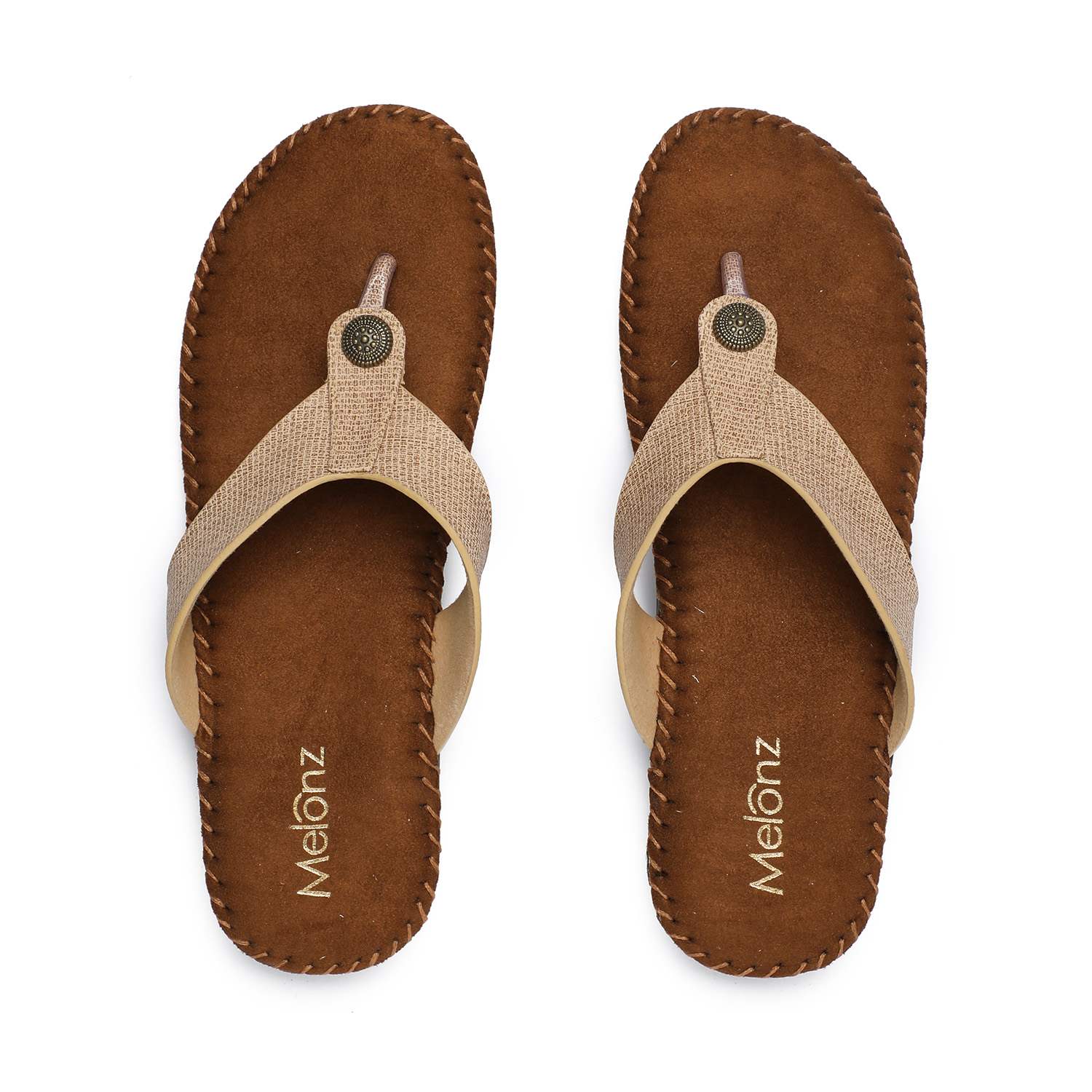 Beige Casual Flats for Women