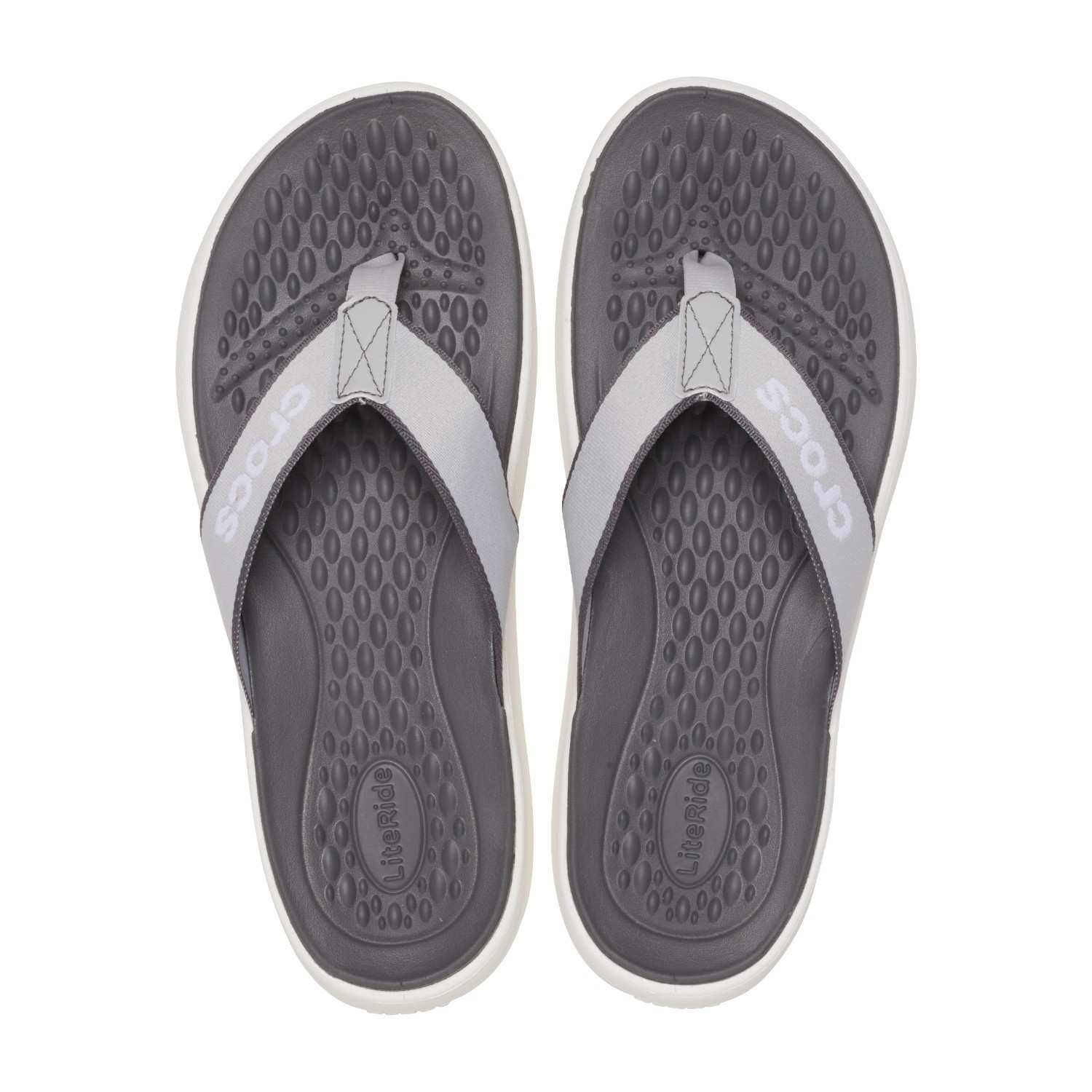 Men LiteRide Comfort Flip Flops Slate Gray