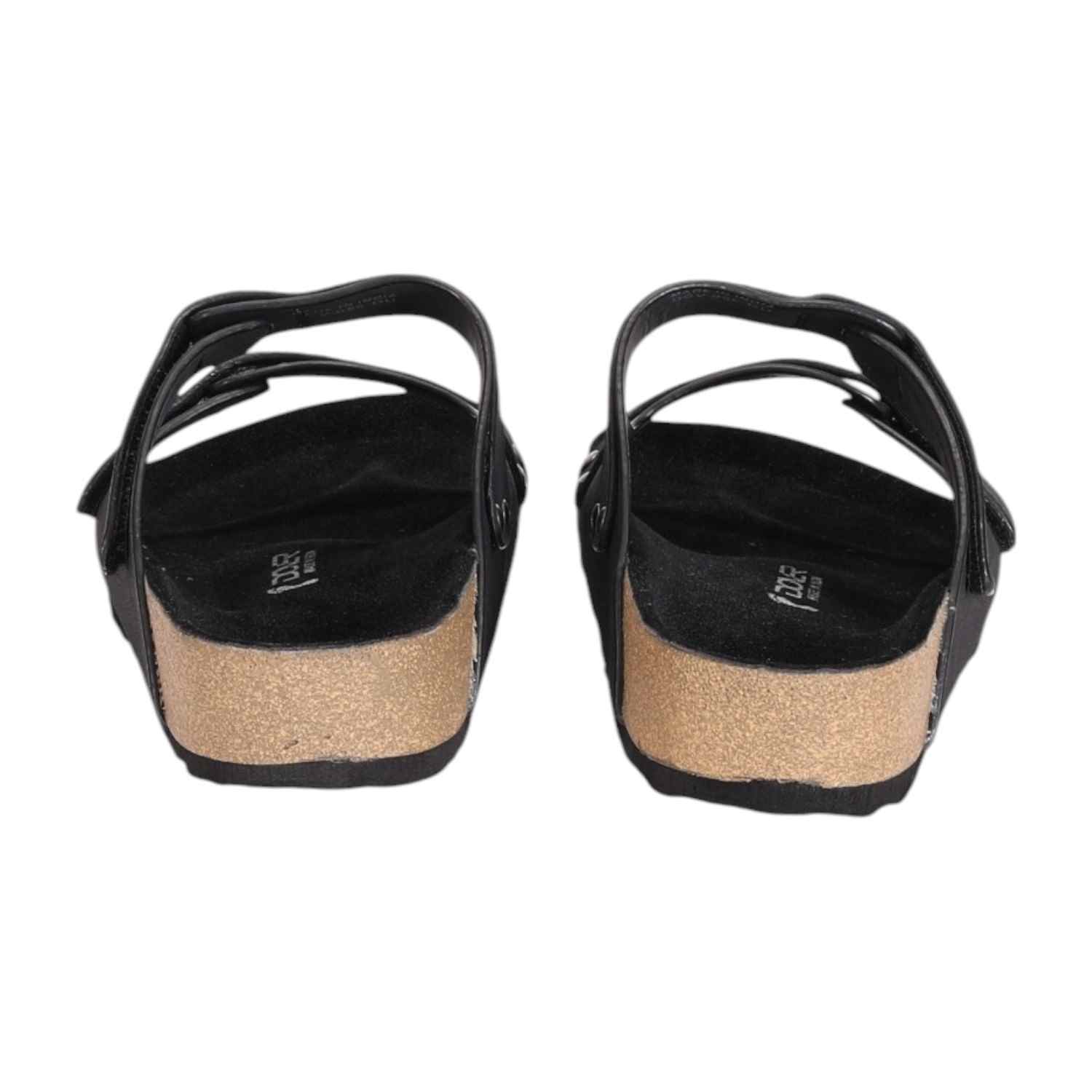 Men Black Slip-on with Velcro Adjustment