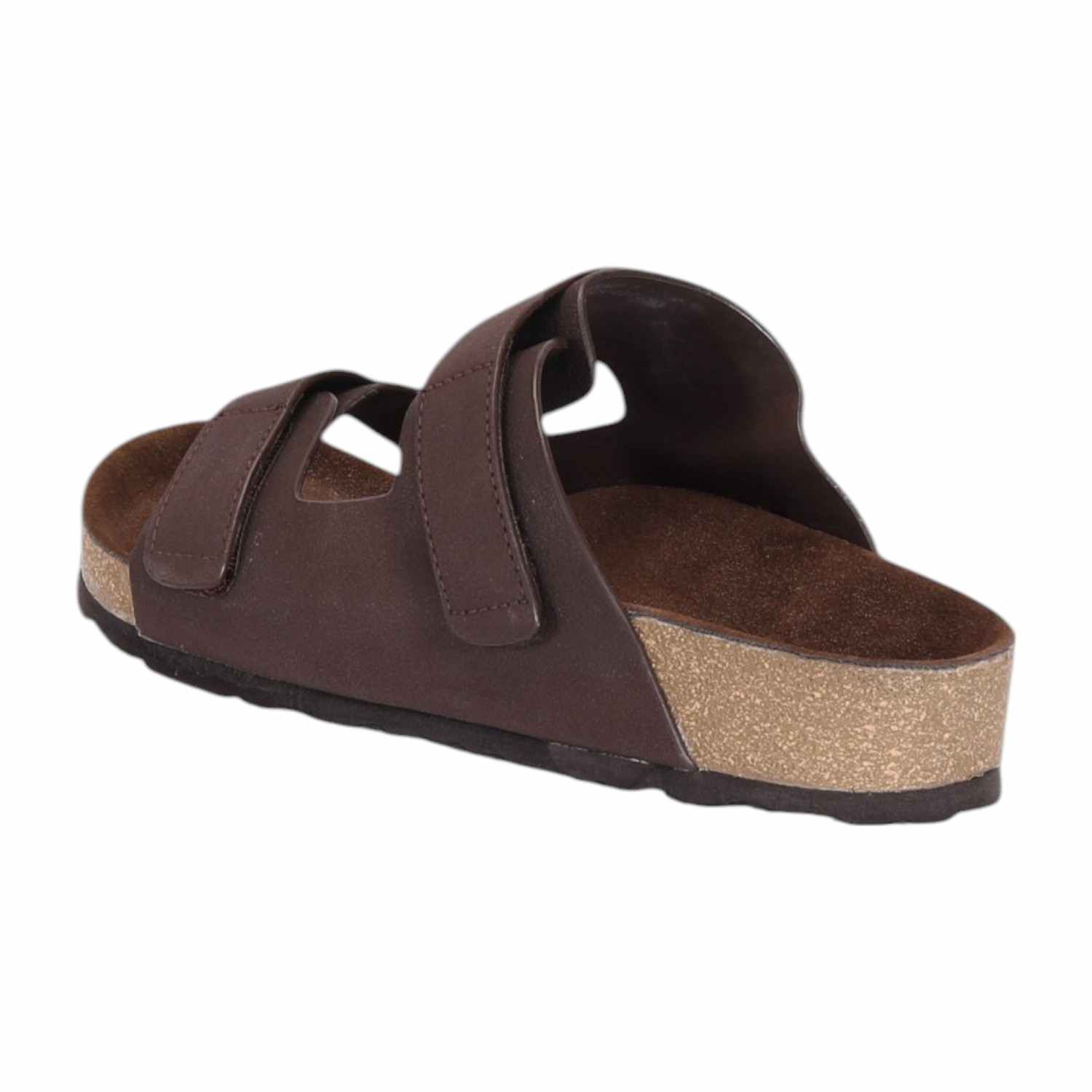 Men Brown Slip-on with Velcro Adjustment