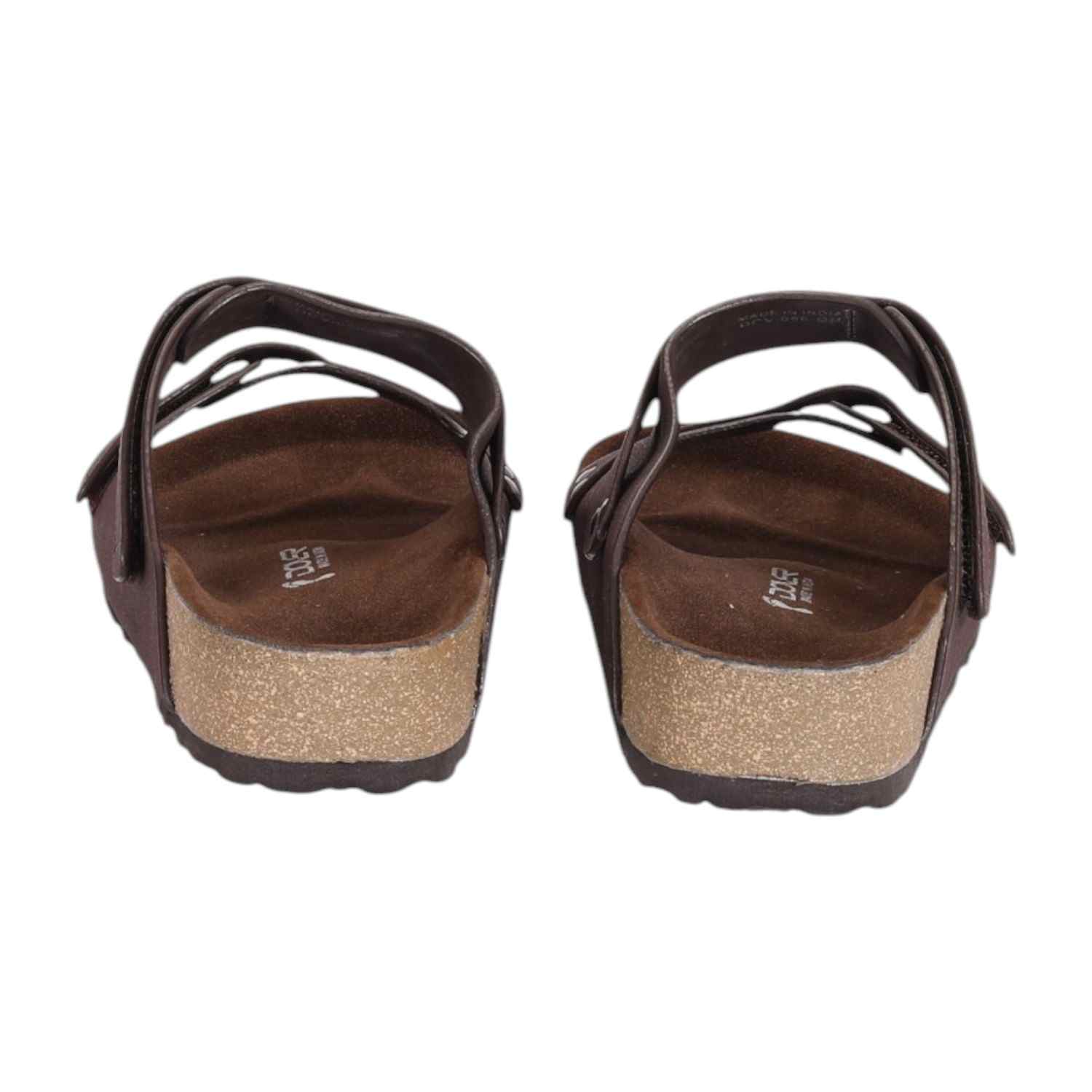 Men Brown Slip-on with Velcro Adjustment