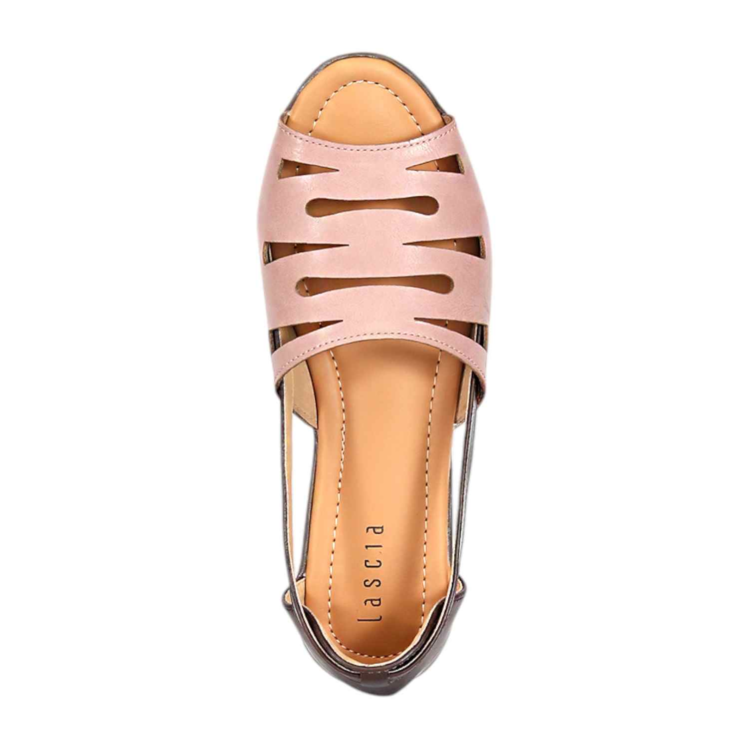 Women Peach-Brown Sandals