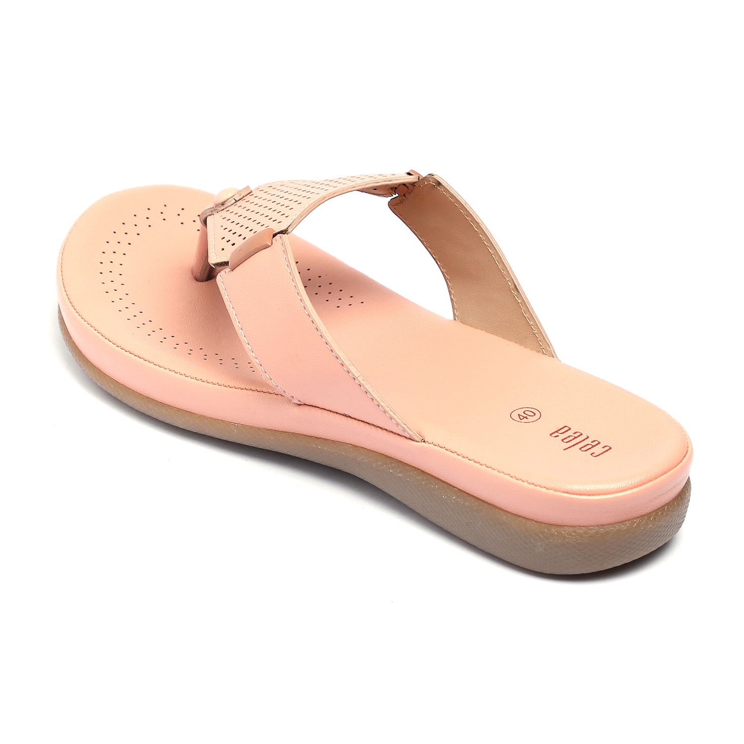 Women Peach Casual Flat