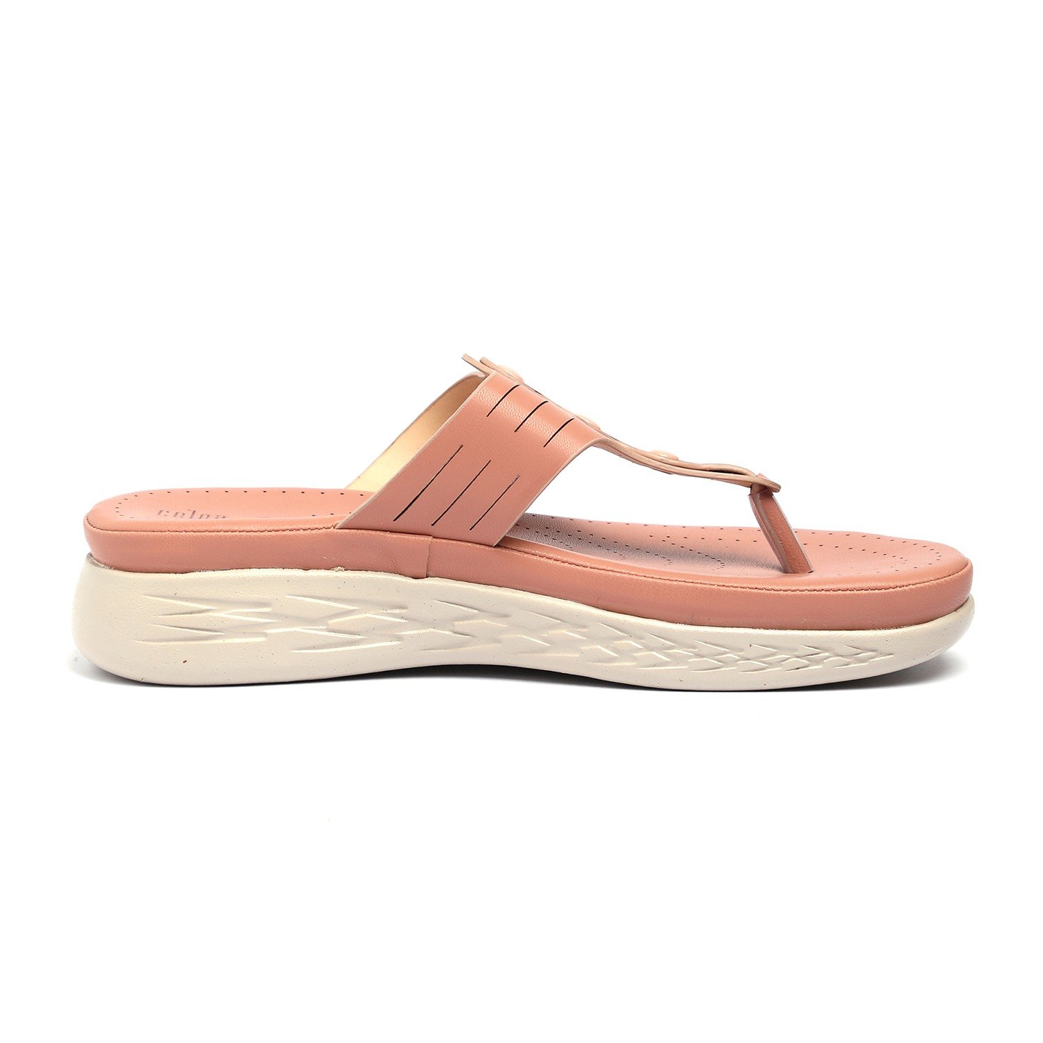 Women Peach Casual Wedge
