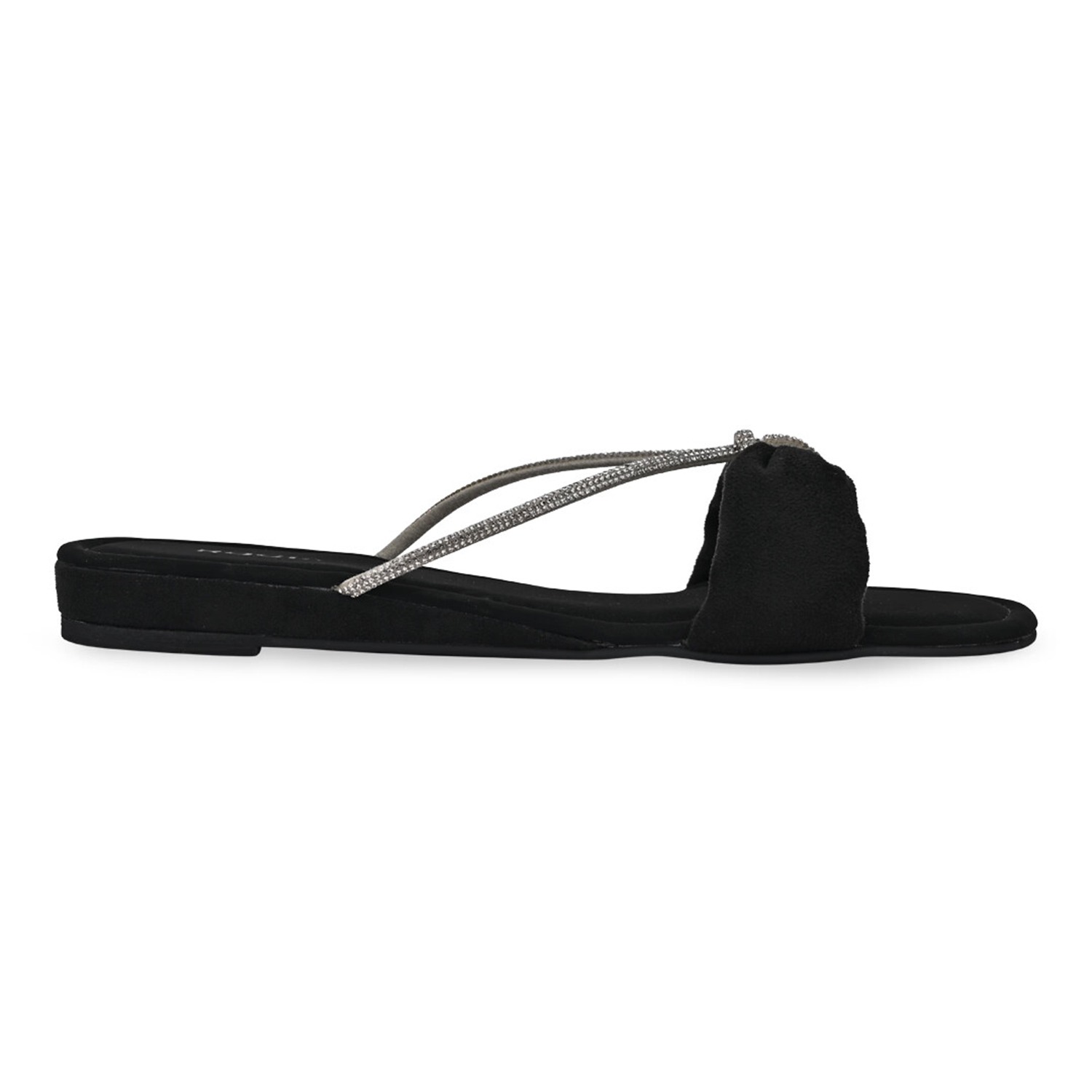 Women Diamante Strap Flats