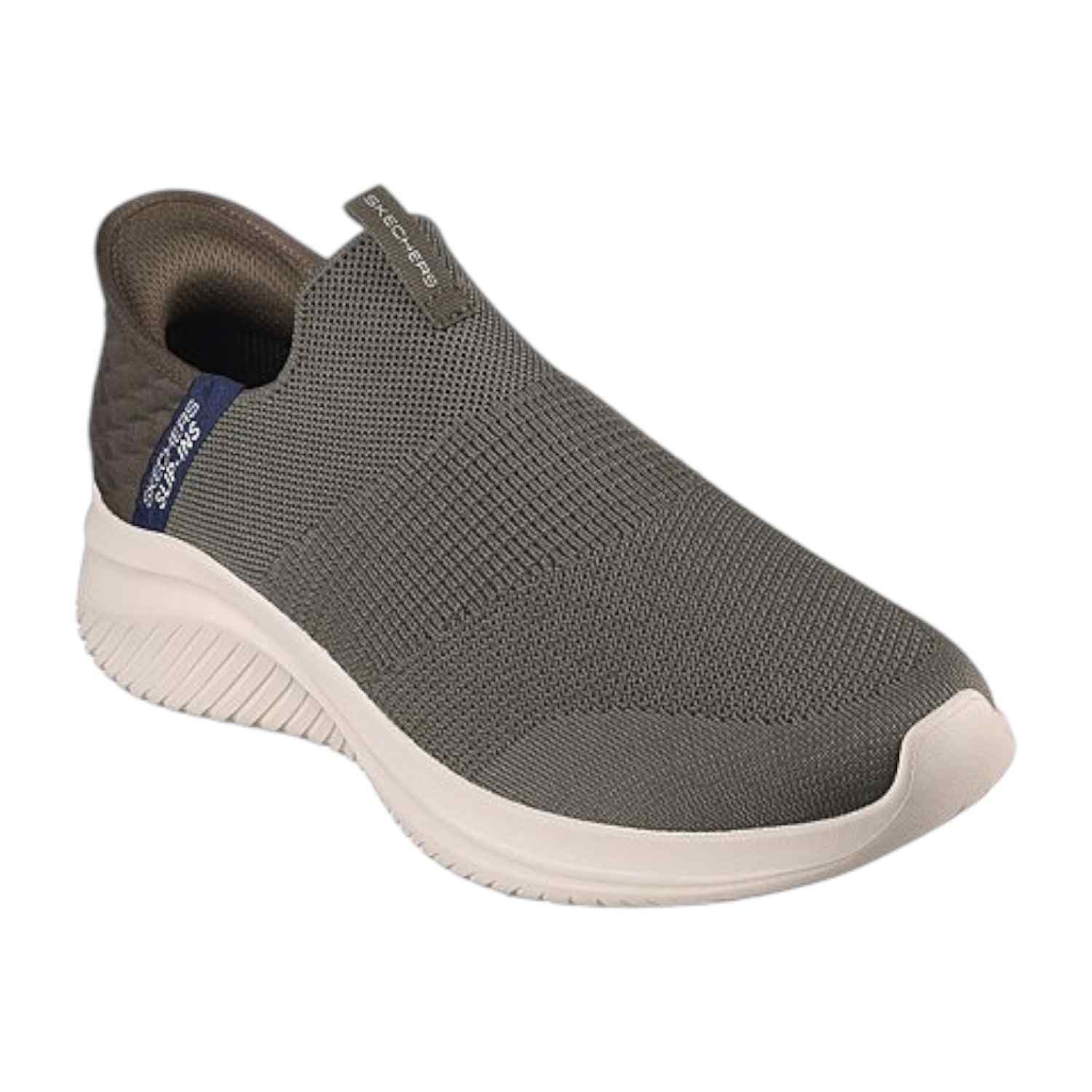 Olive Men Ultra Flex 3.0-Viewpoint Slip Ins Running Shoes