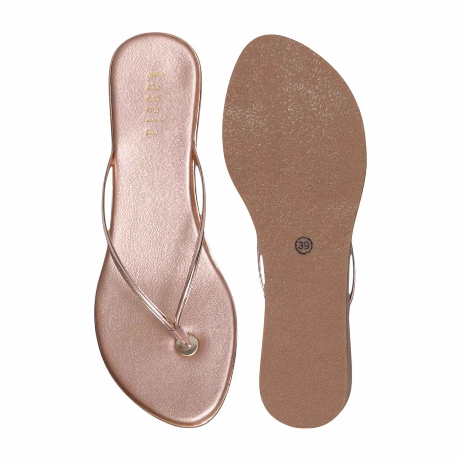 Women Blush Metallic comfort Flip-Flops