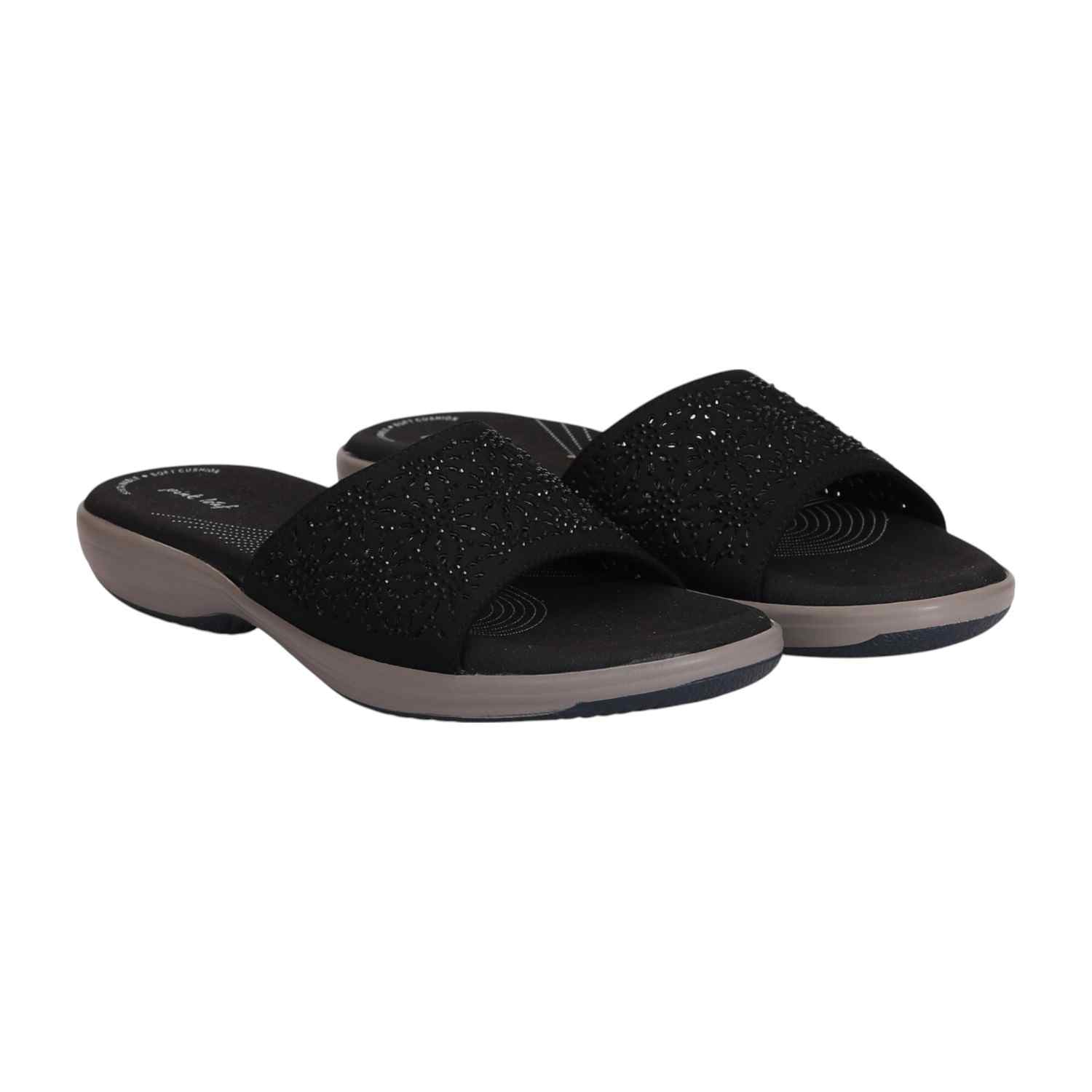Women's Obsidian Bloom Comfort Slides