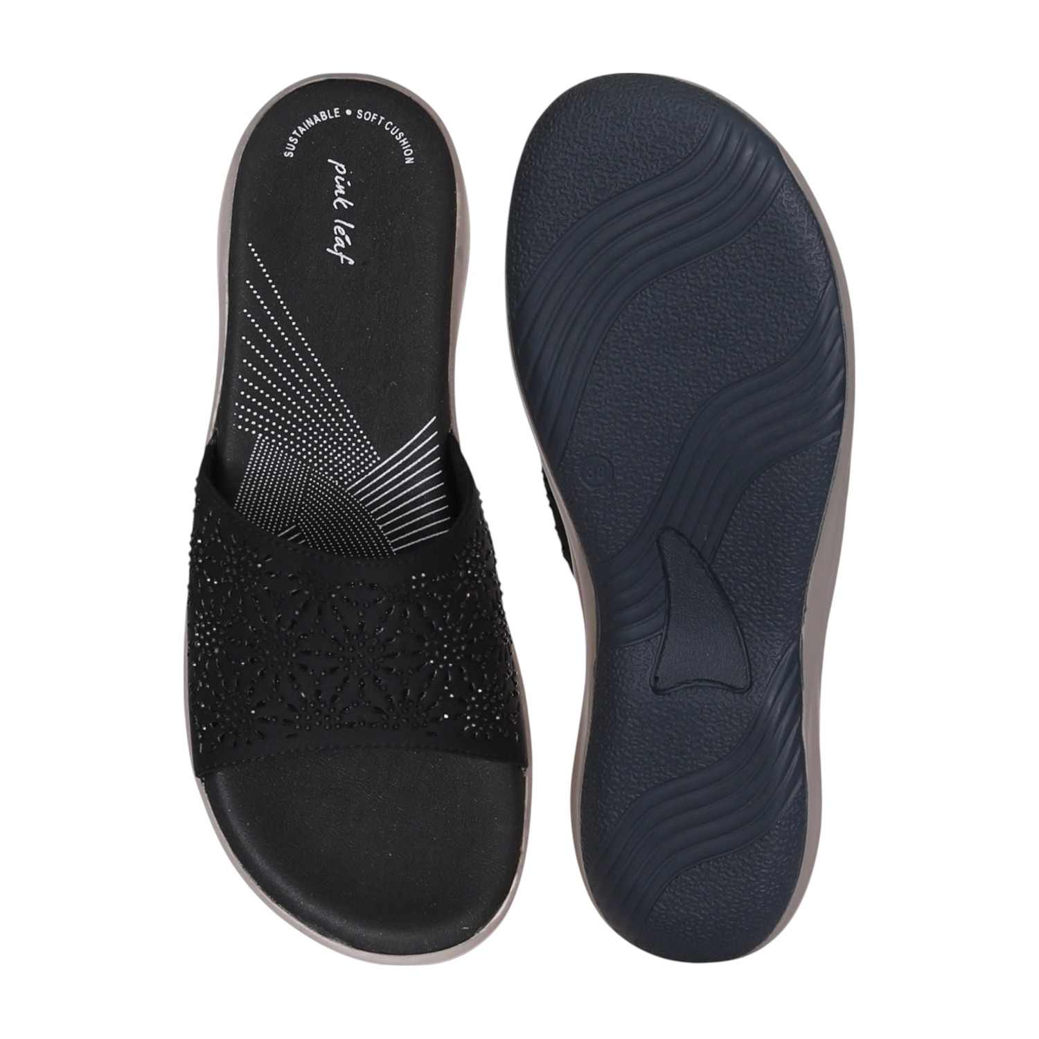 Women's Obsidian Bloom Comfort Slides