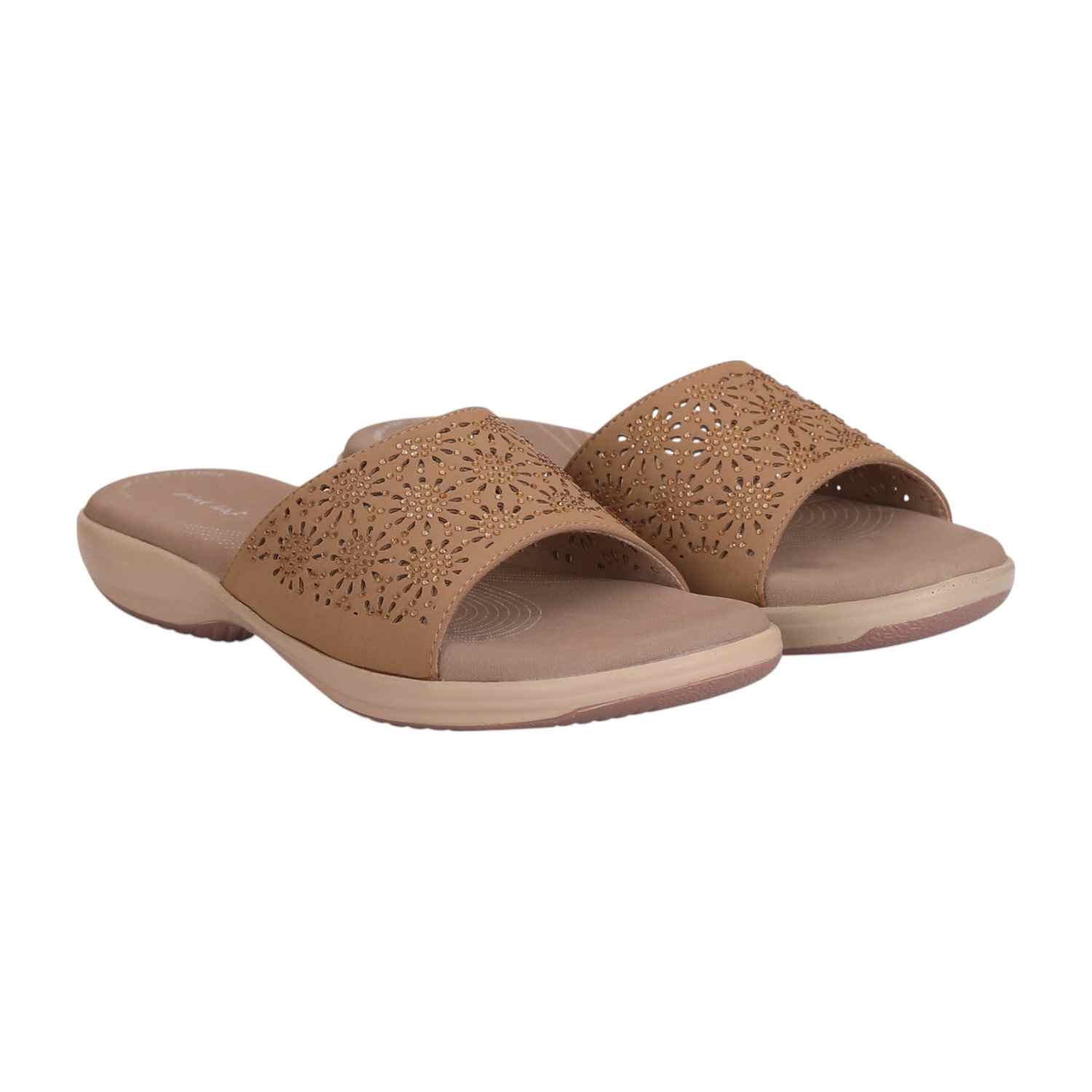 Women's Sandstone Bloom Comfort Slides