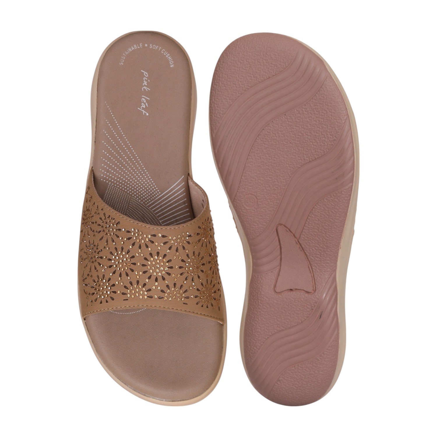 Women's Sandstone Bloom Comfort Slides