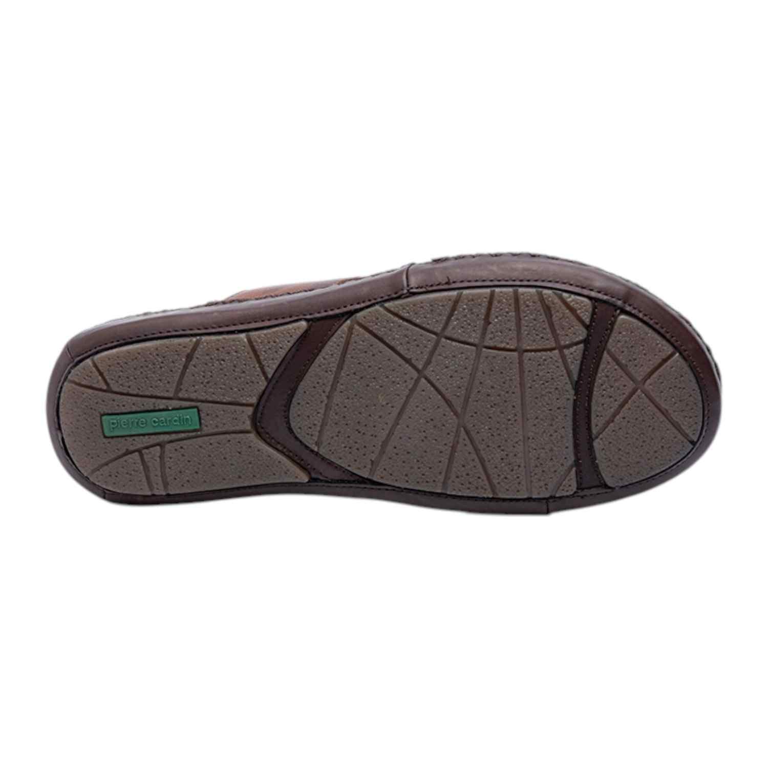 Mens Leather slipper Tan