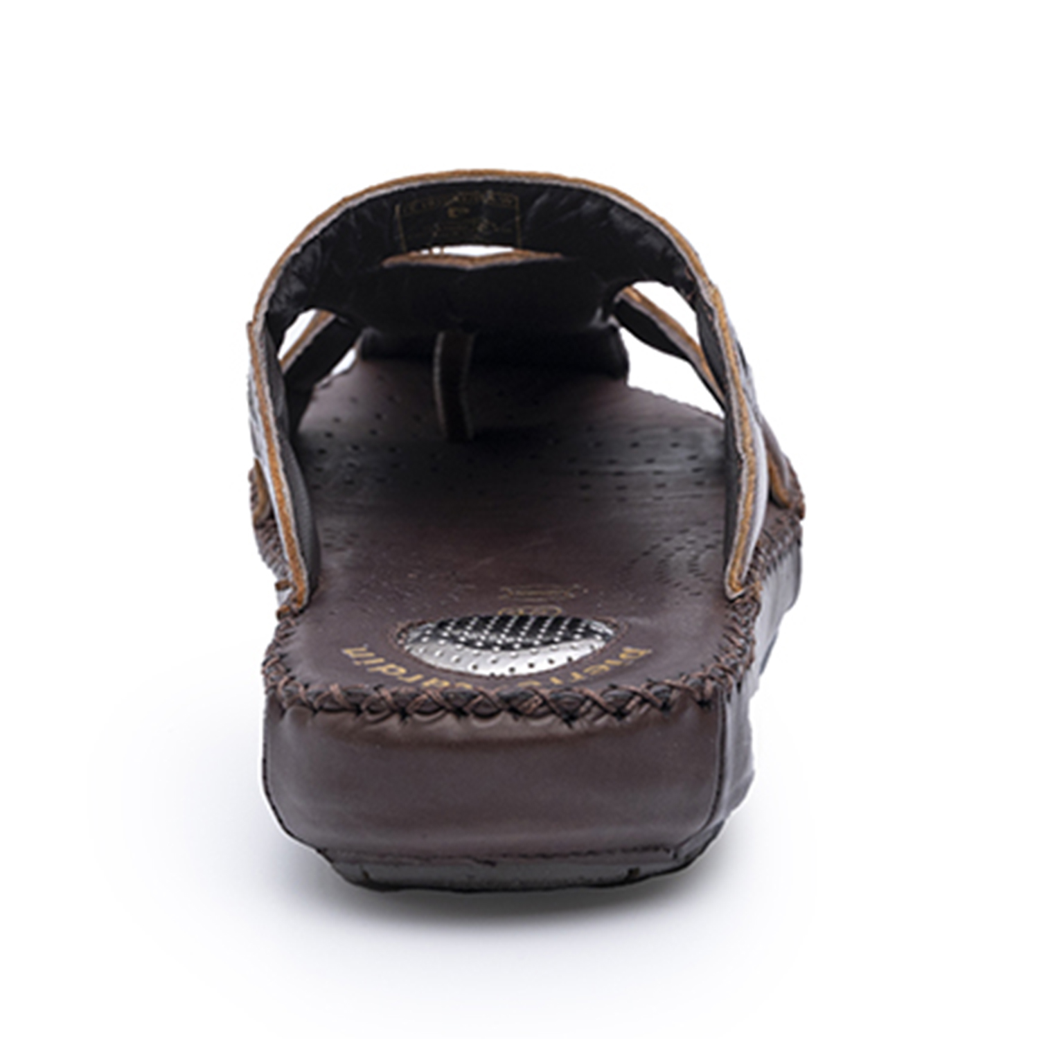 Mens Leather slipper Tan