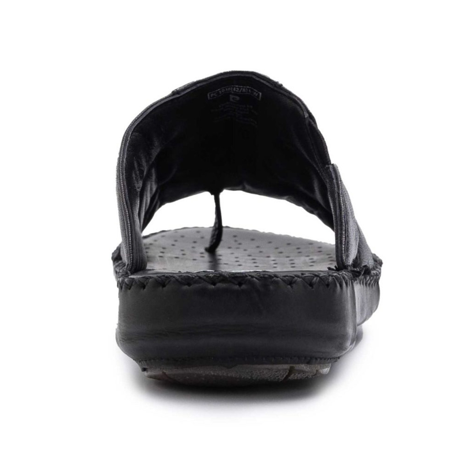 Mens Leather slipper Black