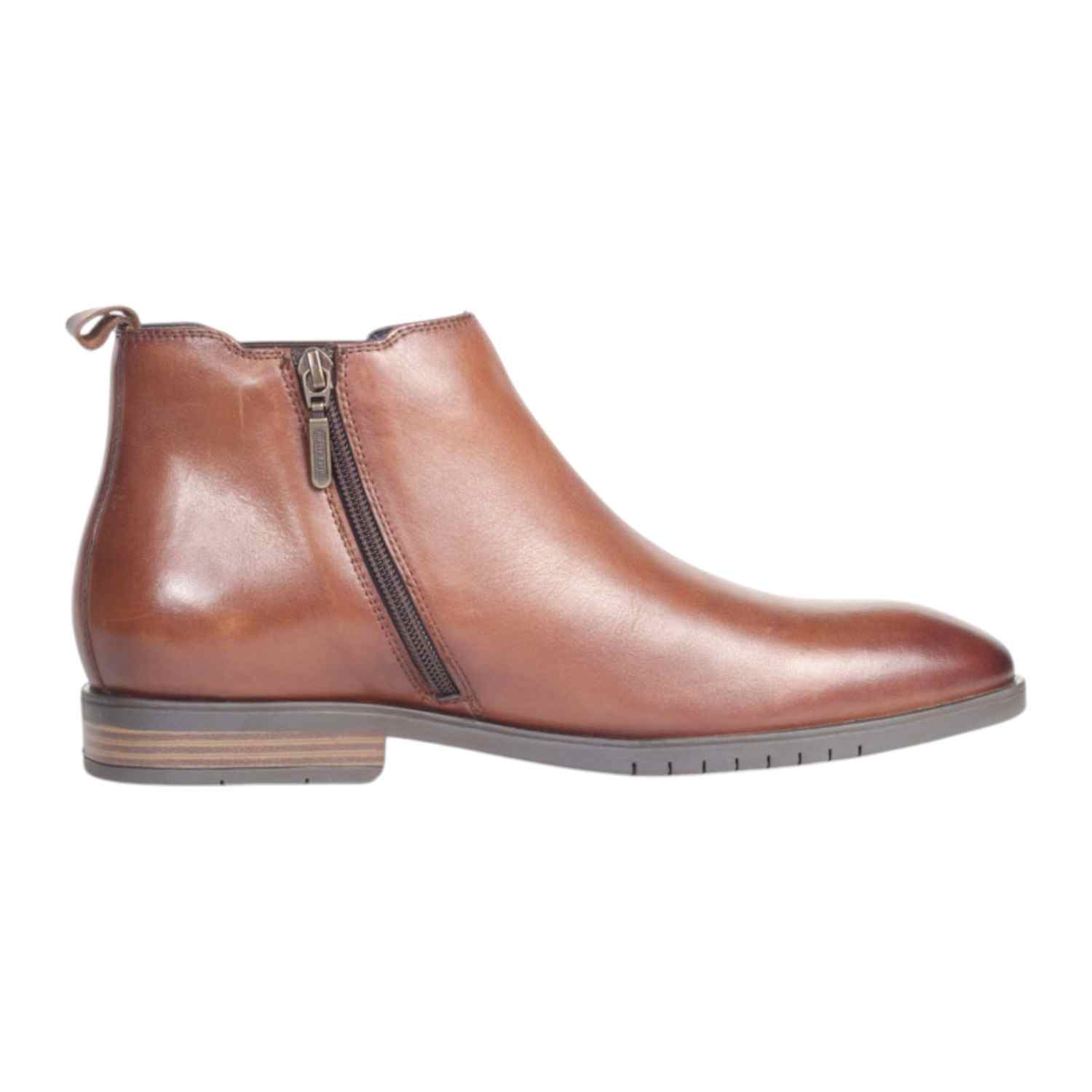 Mens Boot Slipon Cognac