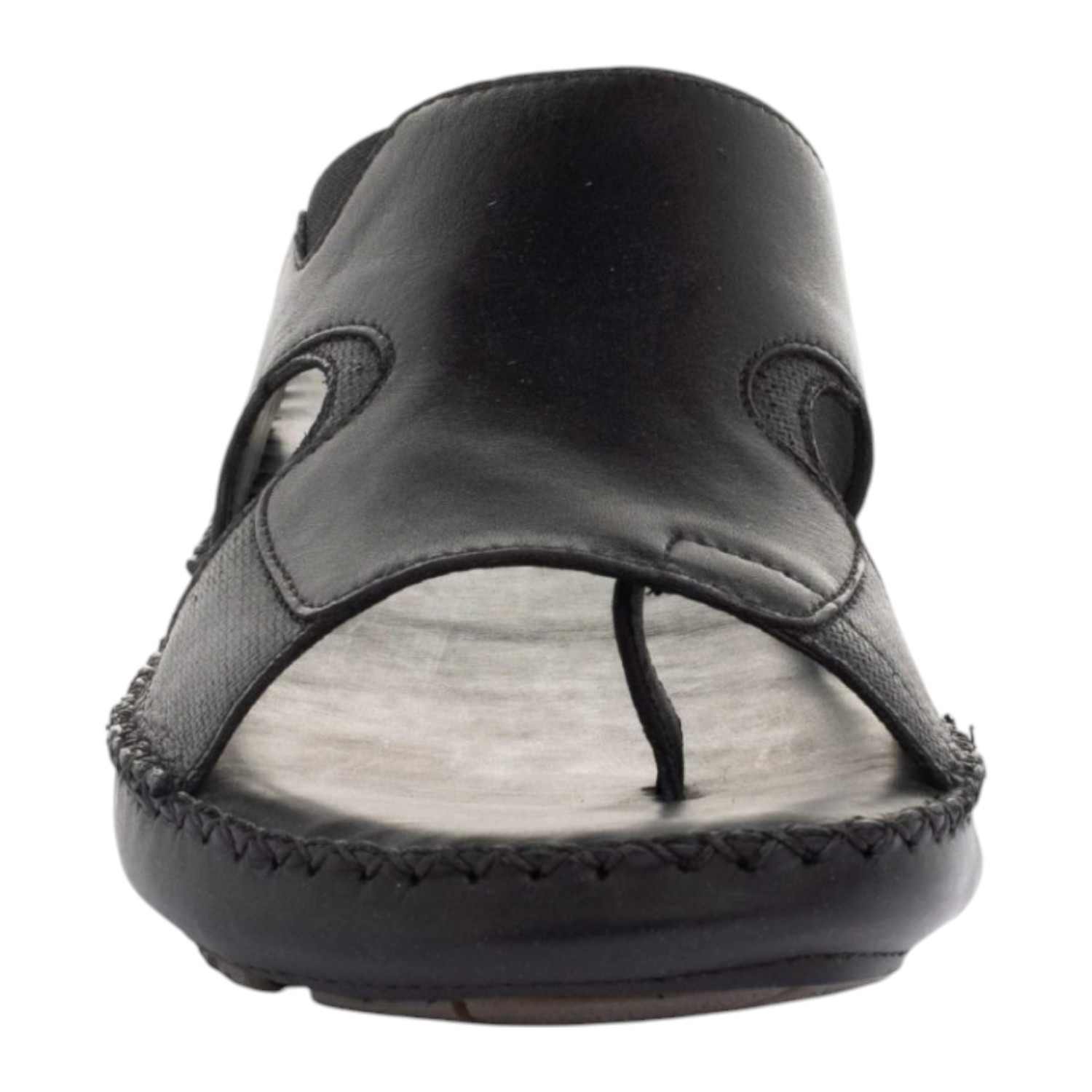 Mens Leather slipper Black